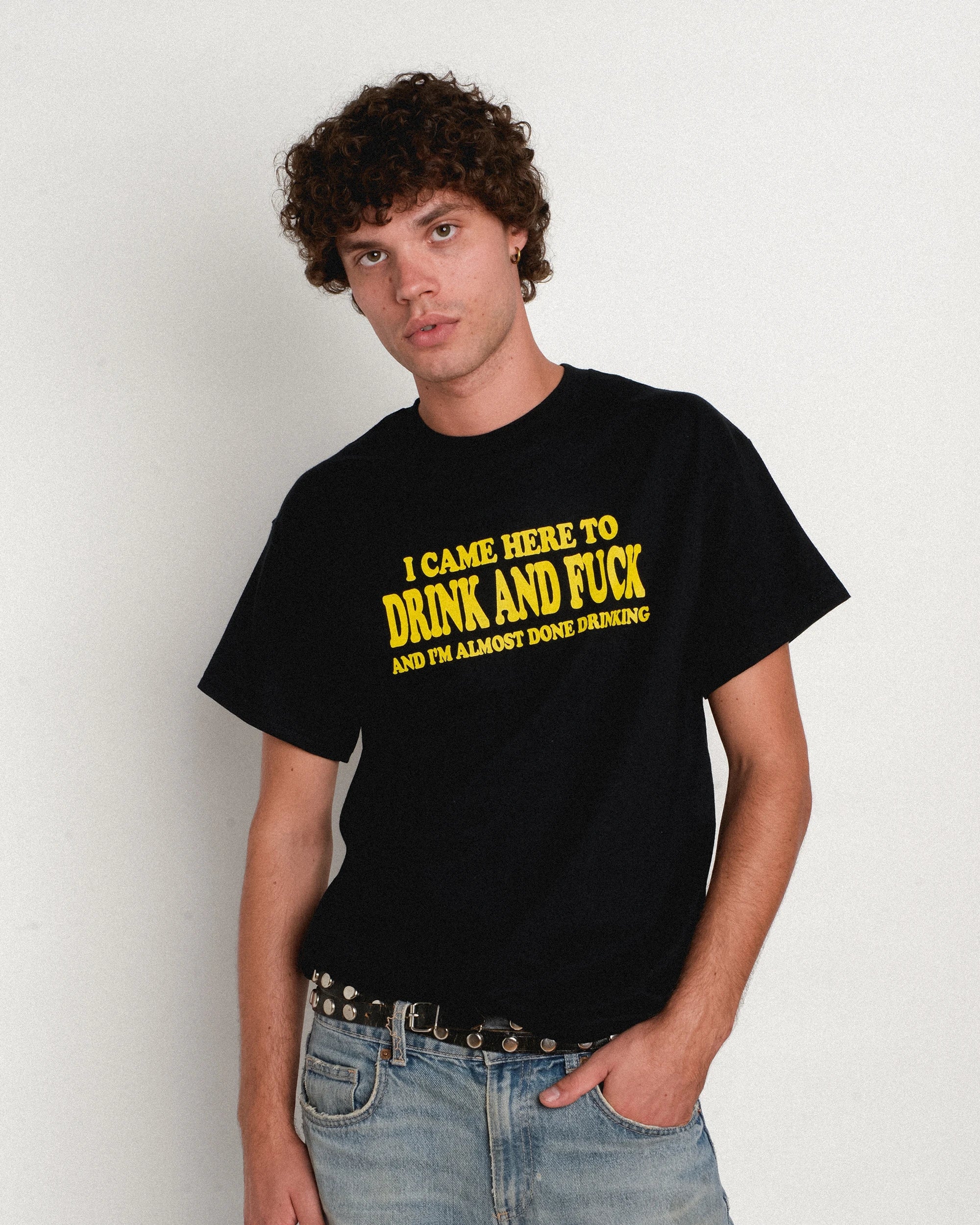 I Came Here to Drink and Fuck Tee