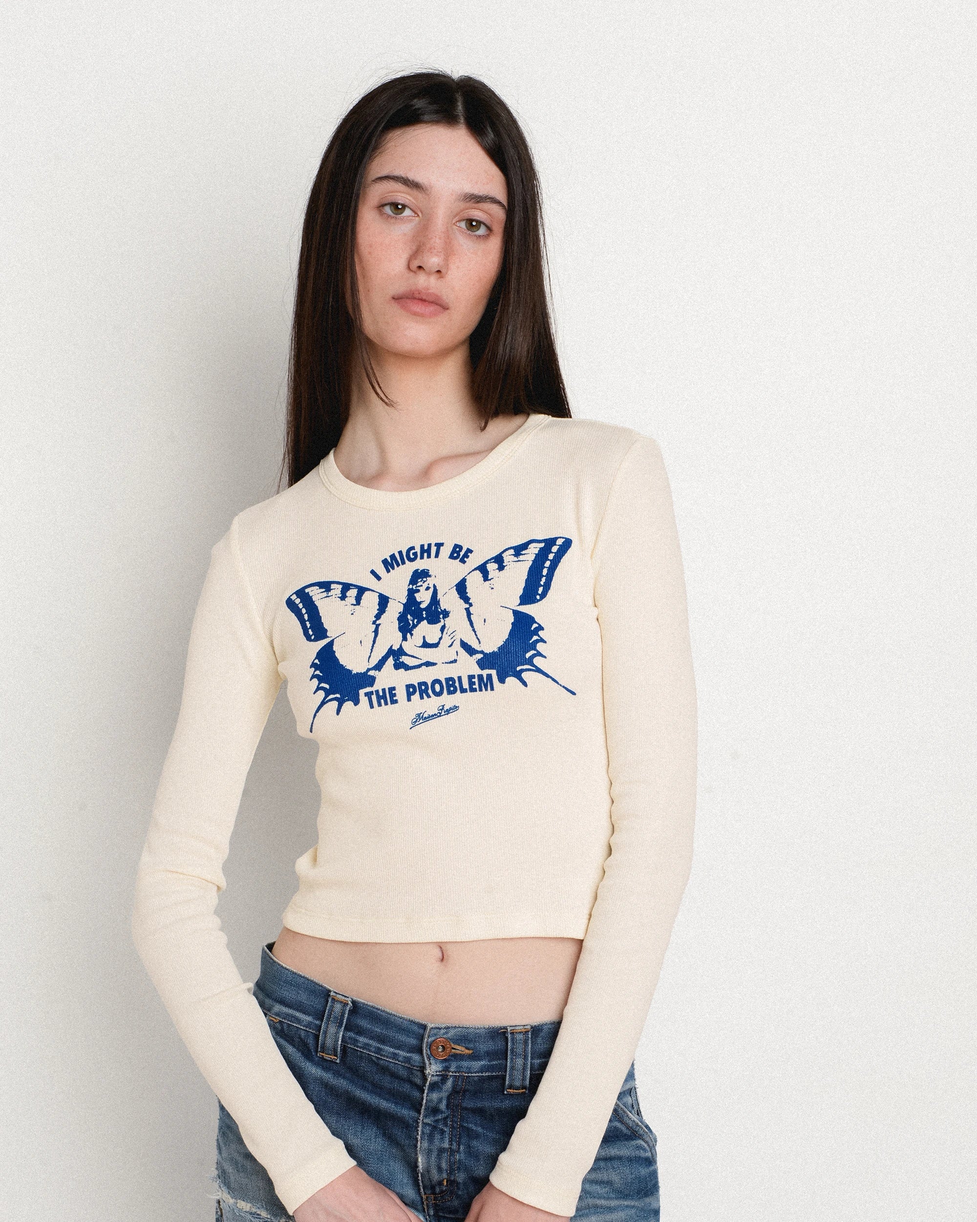 I Might Be the Problem Baby Tee Longsleeve