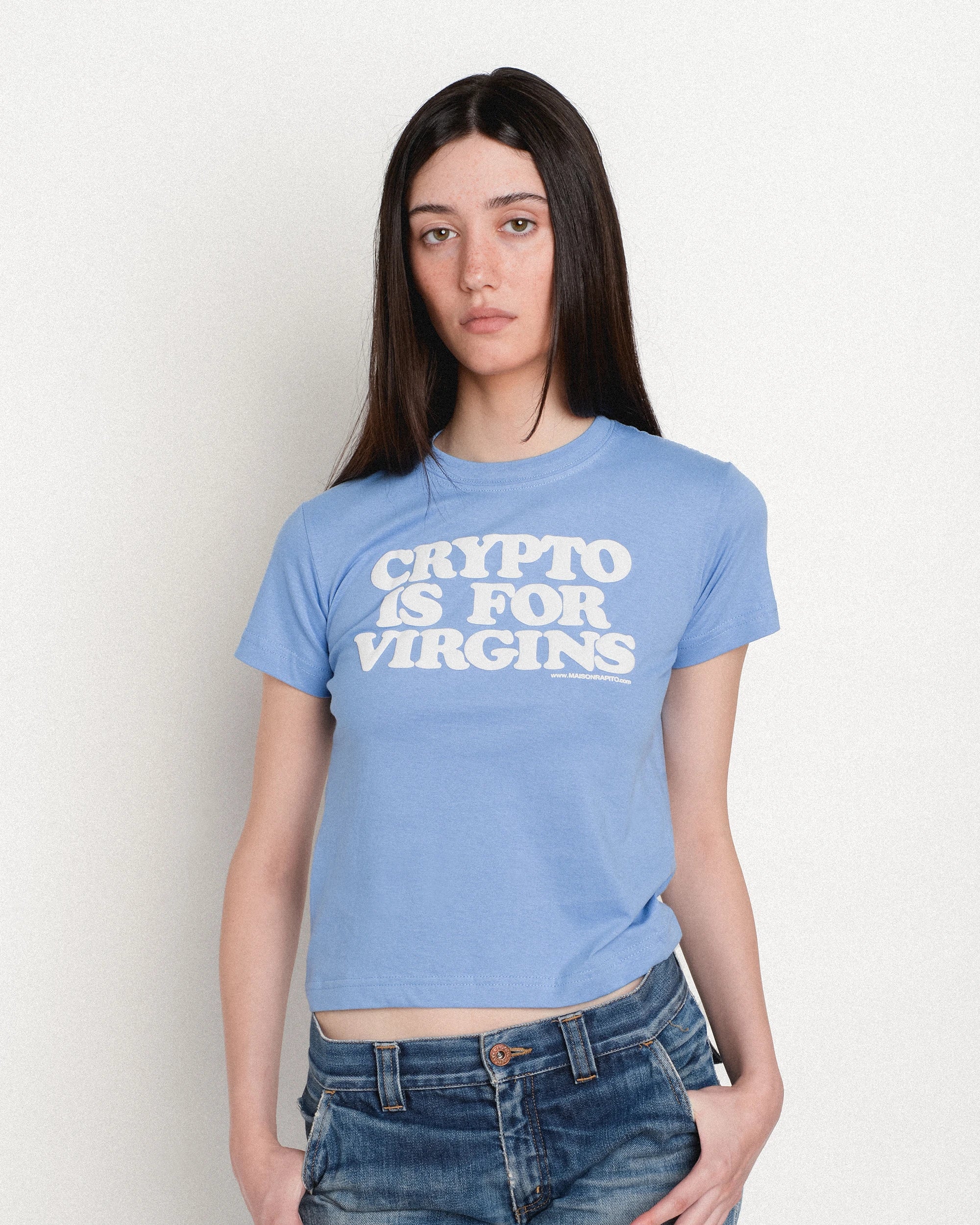 Crypto is for virgins Baby tee