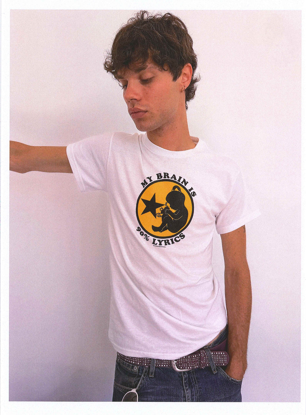 My Brain is 90% Lyrics Tee