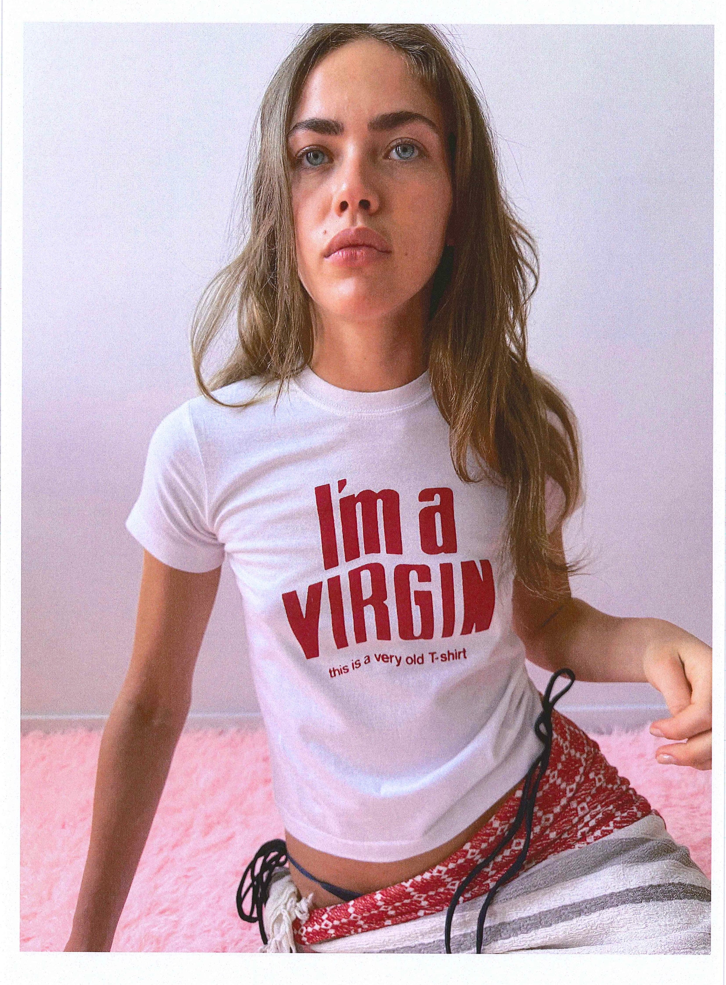 I'm Virgin This Is a Very Old T-shirt Tee Baby Tee