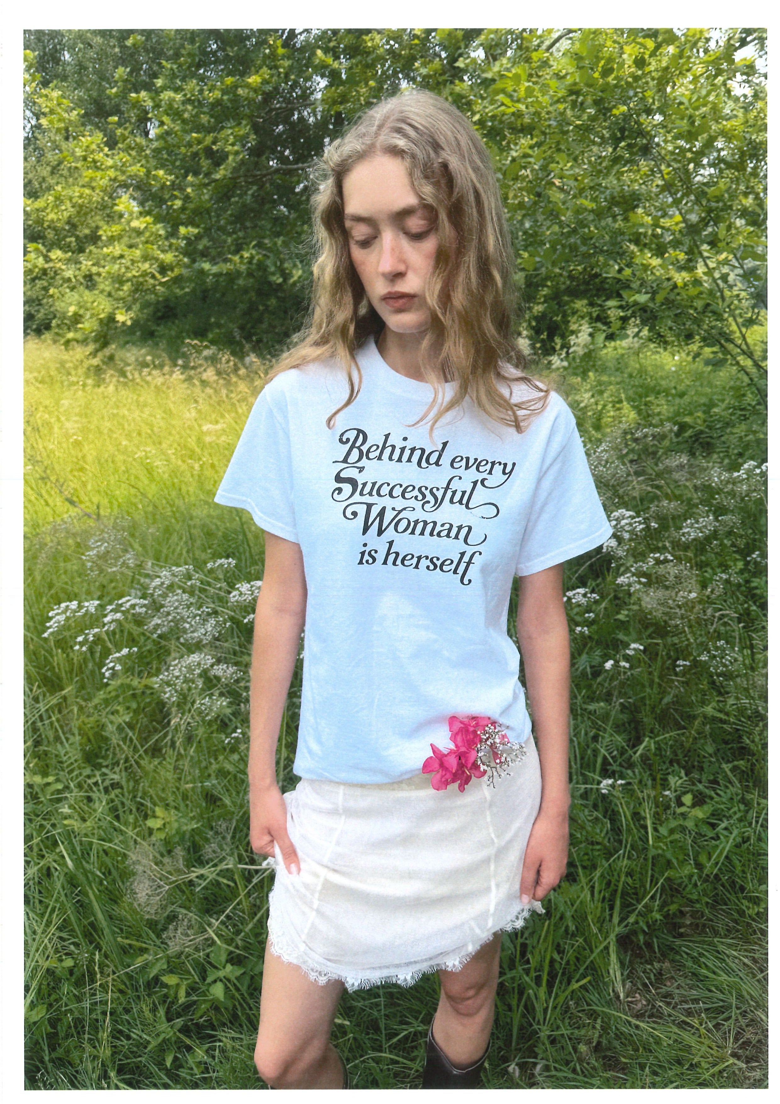 Behind Every Successful Woman is Herself Tee