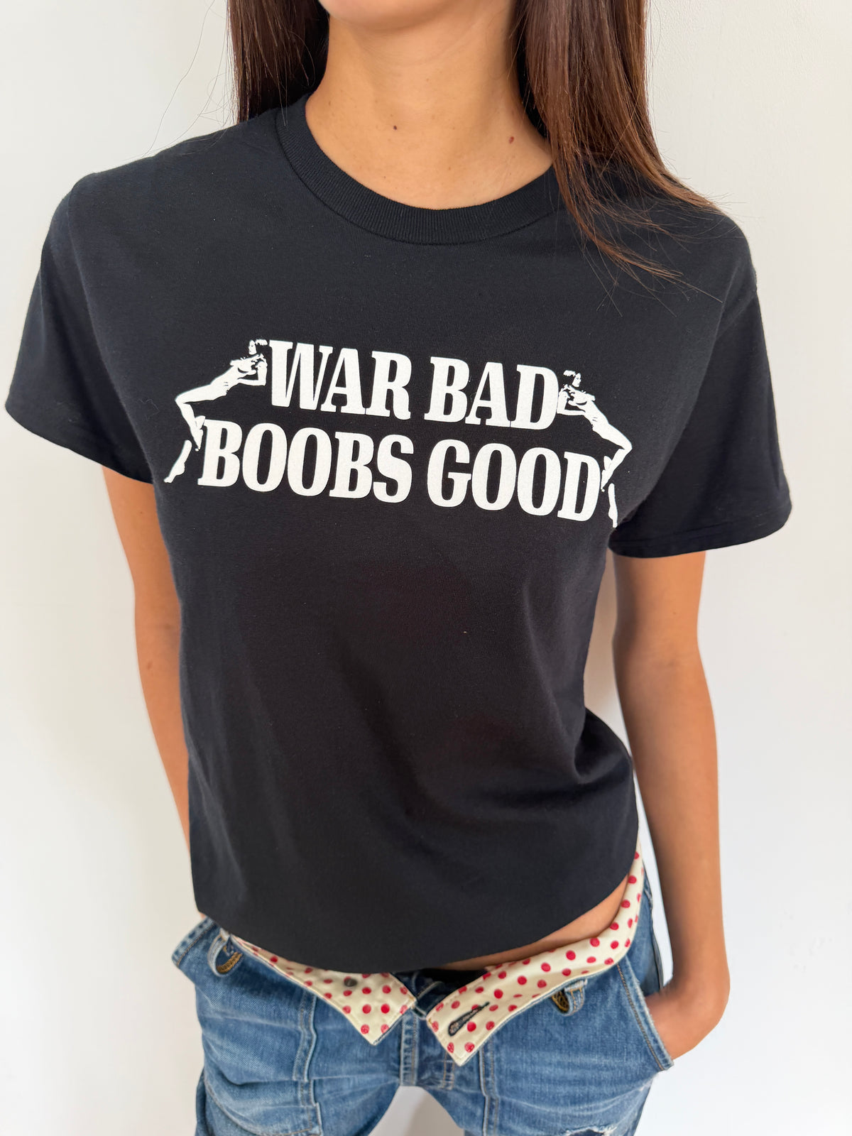 War Bad Boobs Good Tee