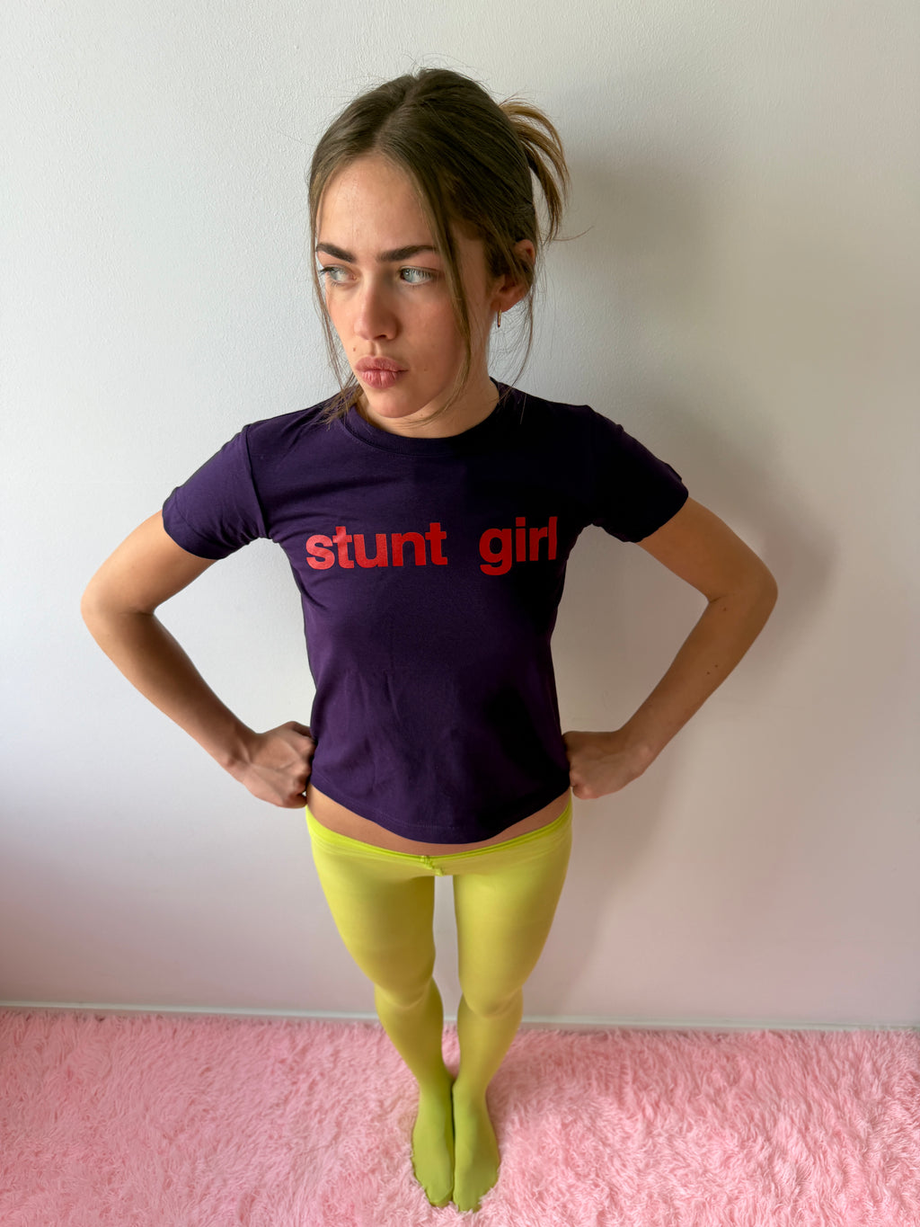 Stunt Girl Baby Tee