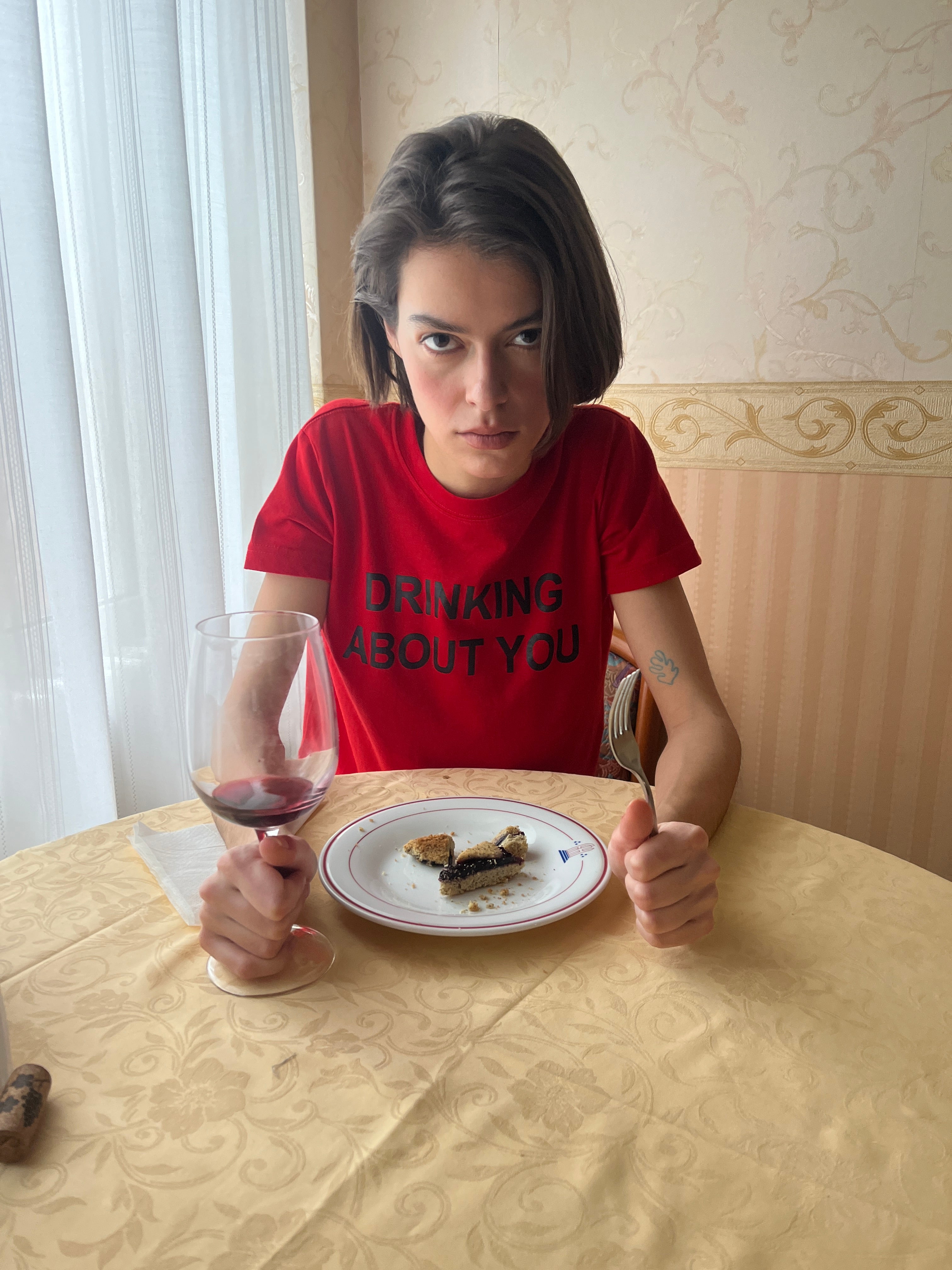 Drinking About You Baby Tee