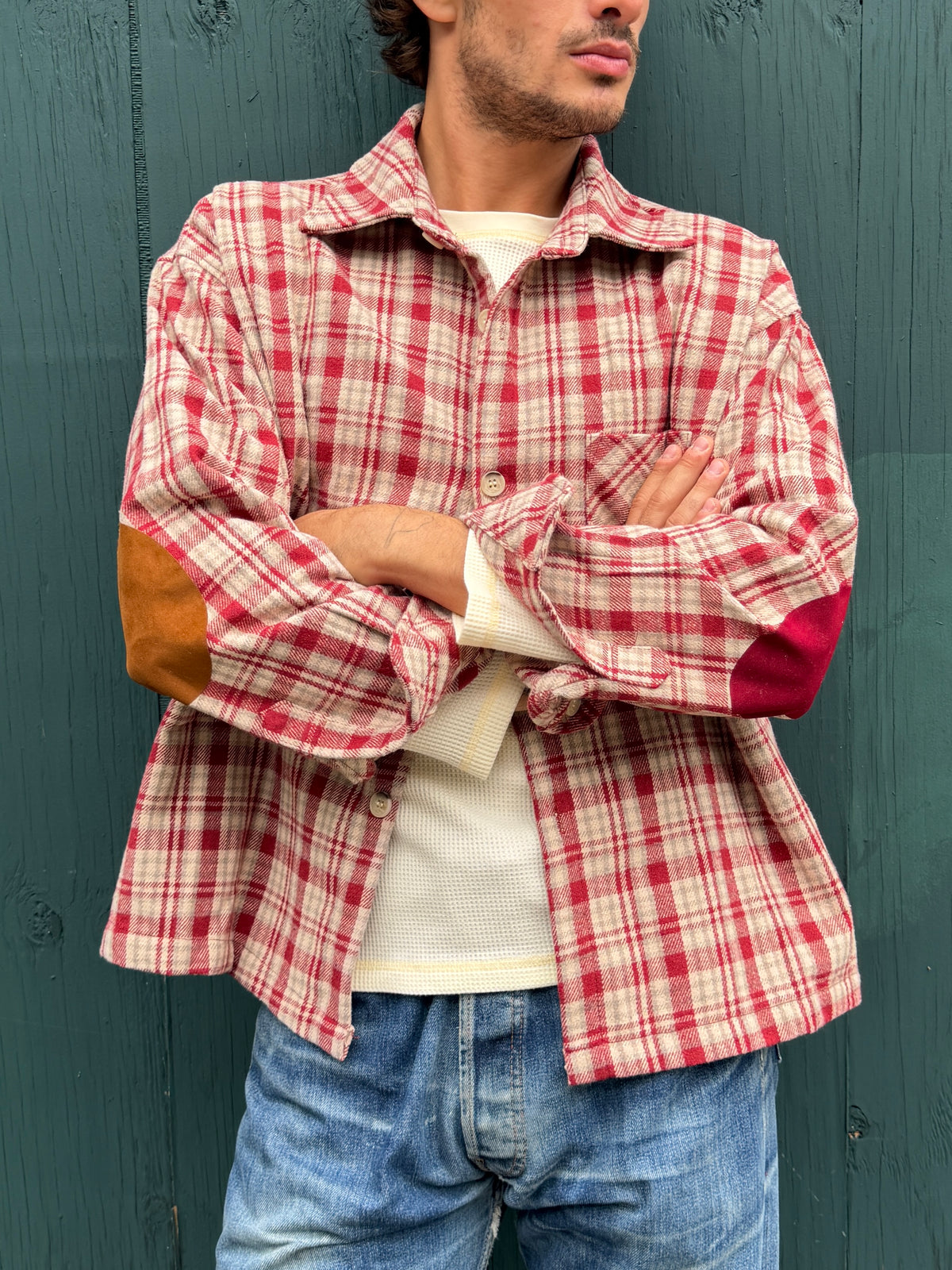 Red Patch Flannel