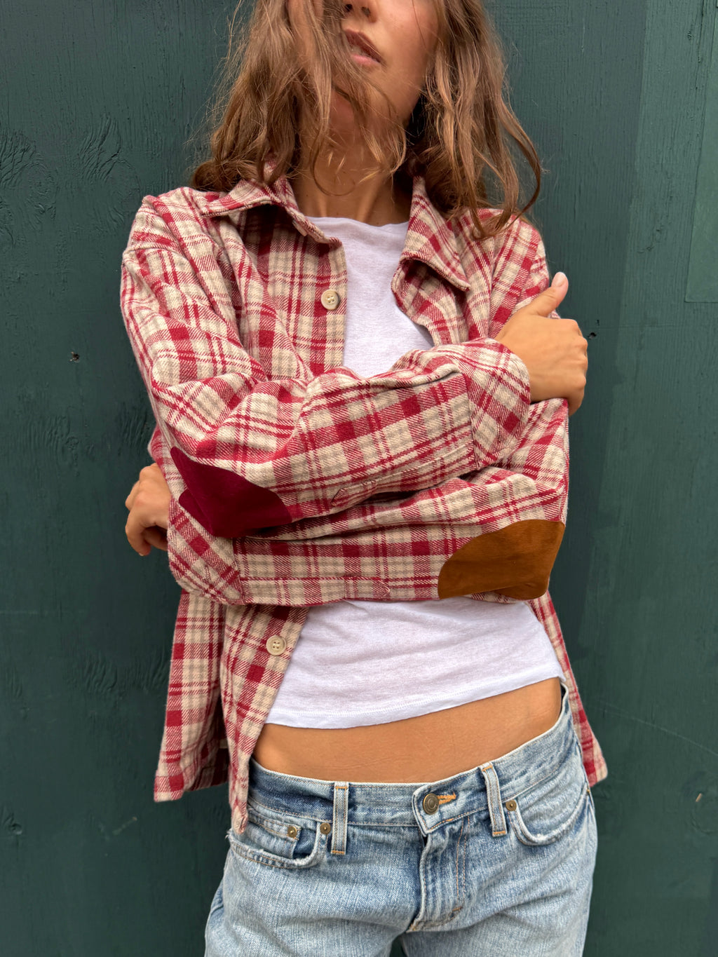 Red Patch Flannel