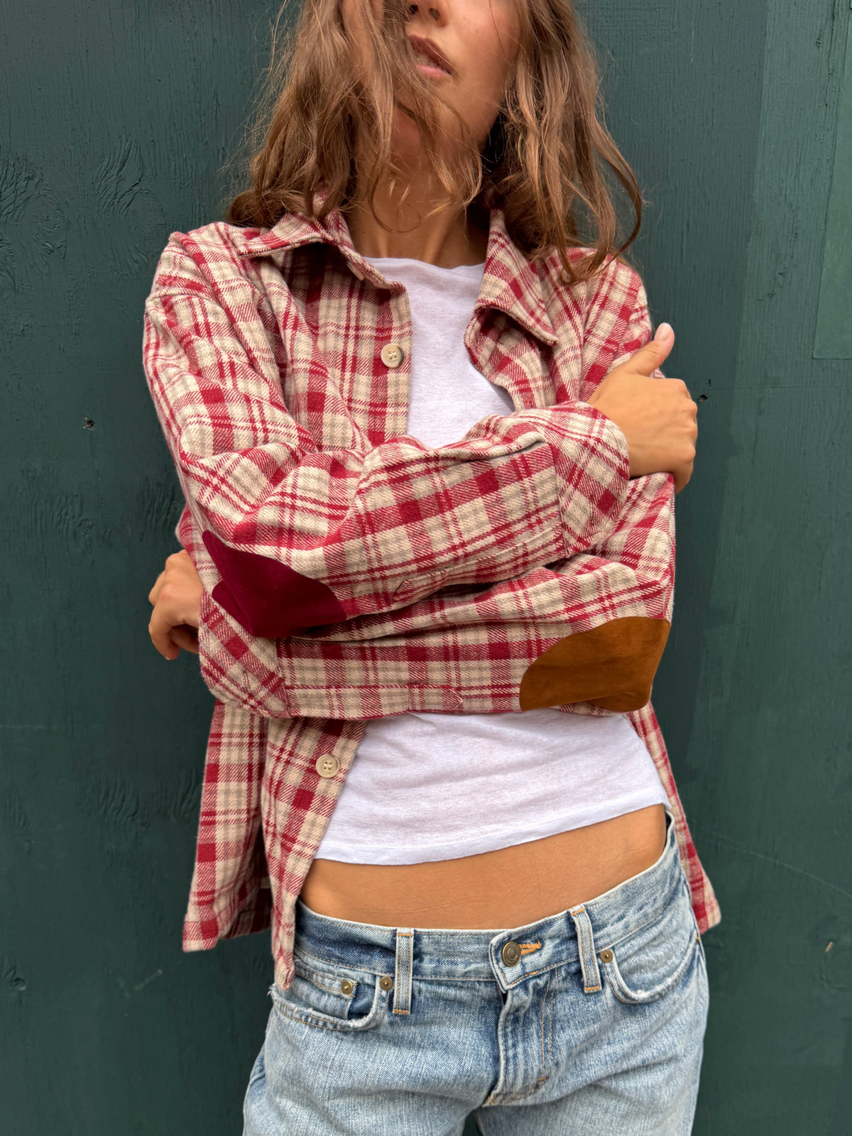Red Patch Flannel