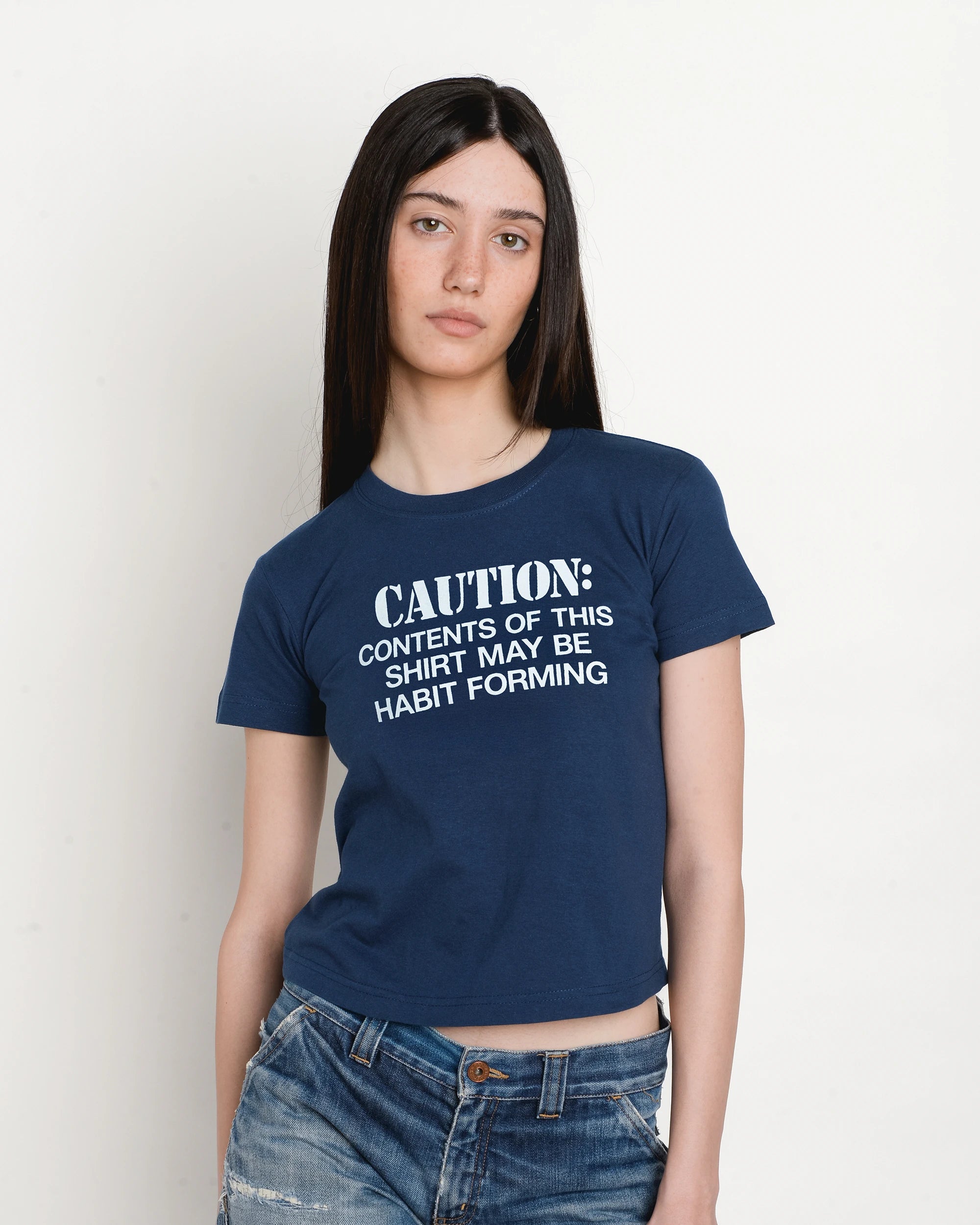 Caution Habit Forming Baby Tee