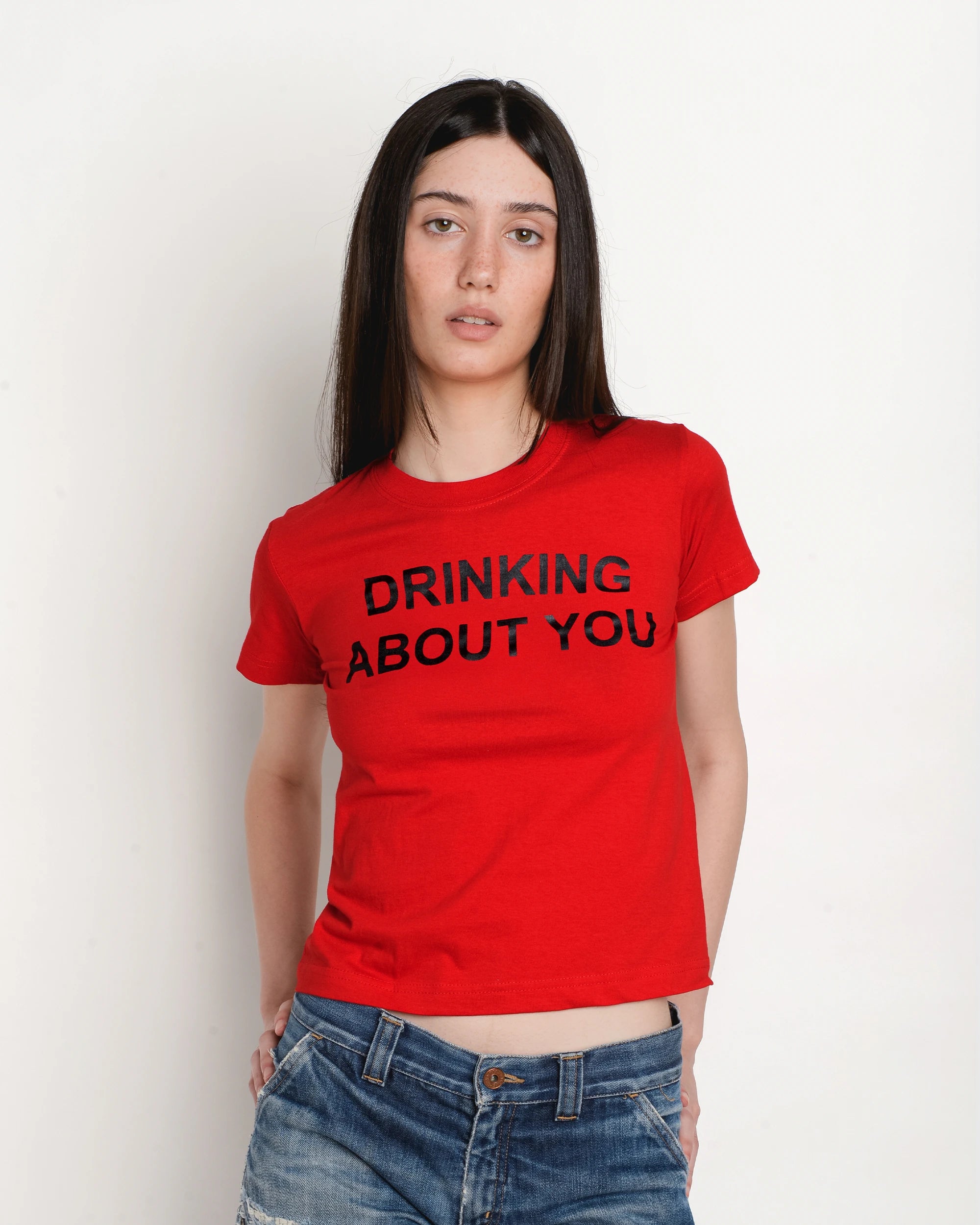 Drinking About You Baby Tee