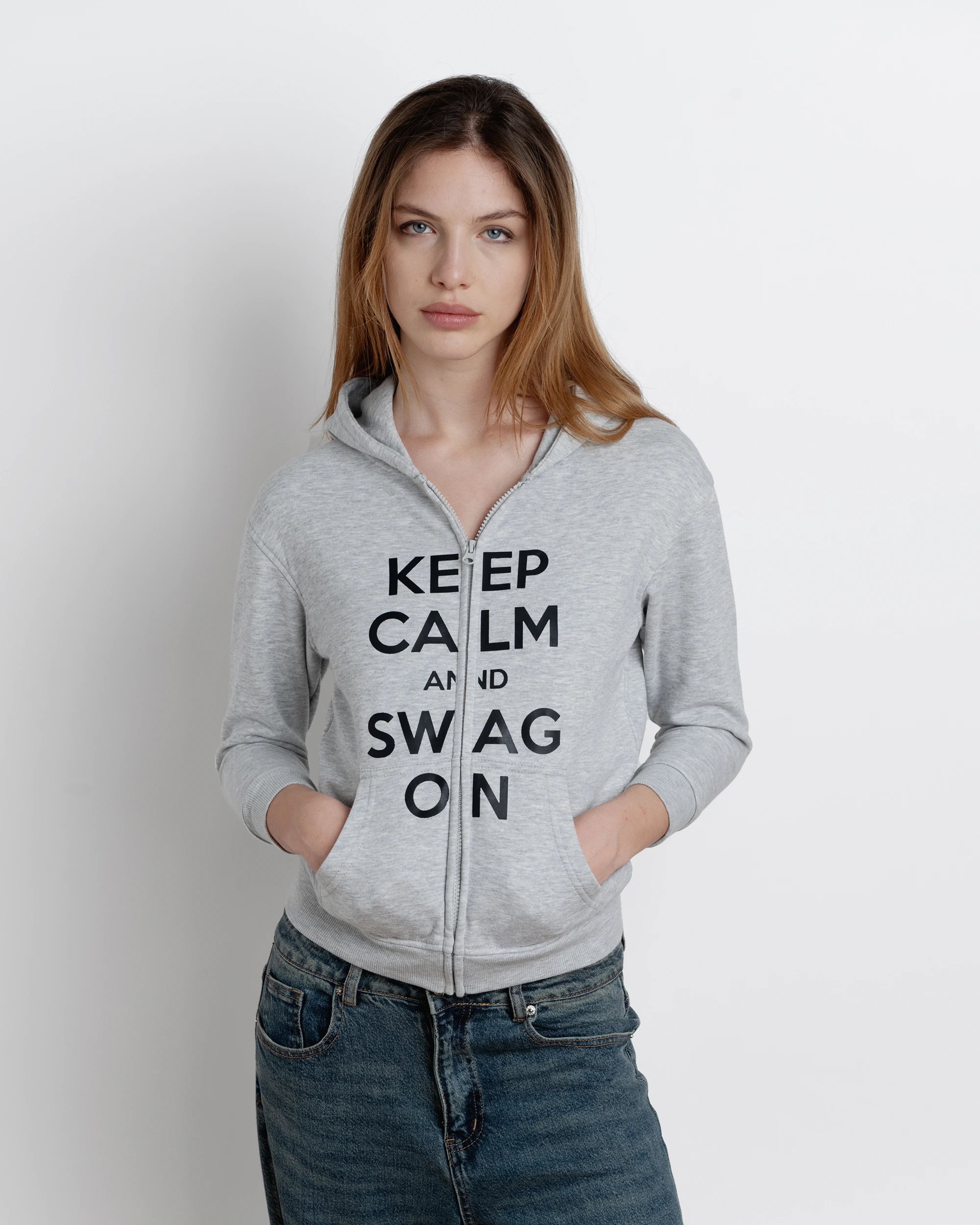 Keep Calm And Swag On Baby Hoodie