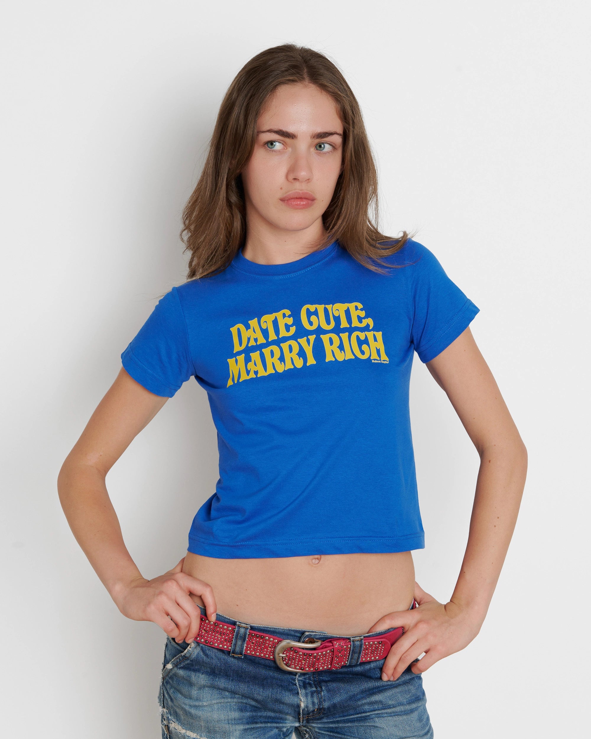 Date Cute Marry Rich Baby Tee