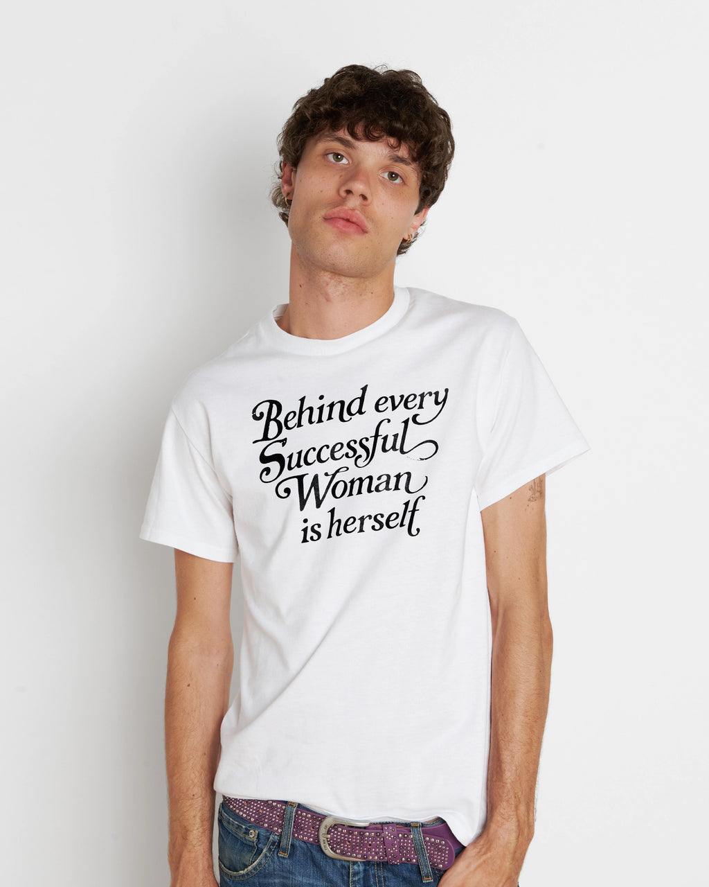 Behind Every Successful Woman is Herself Tee