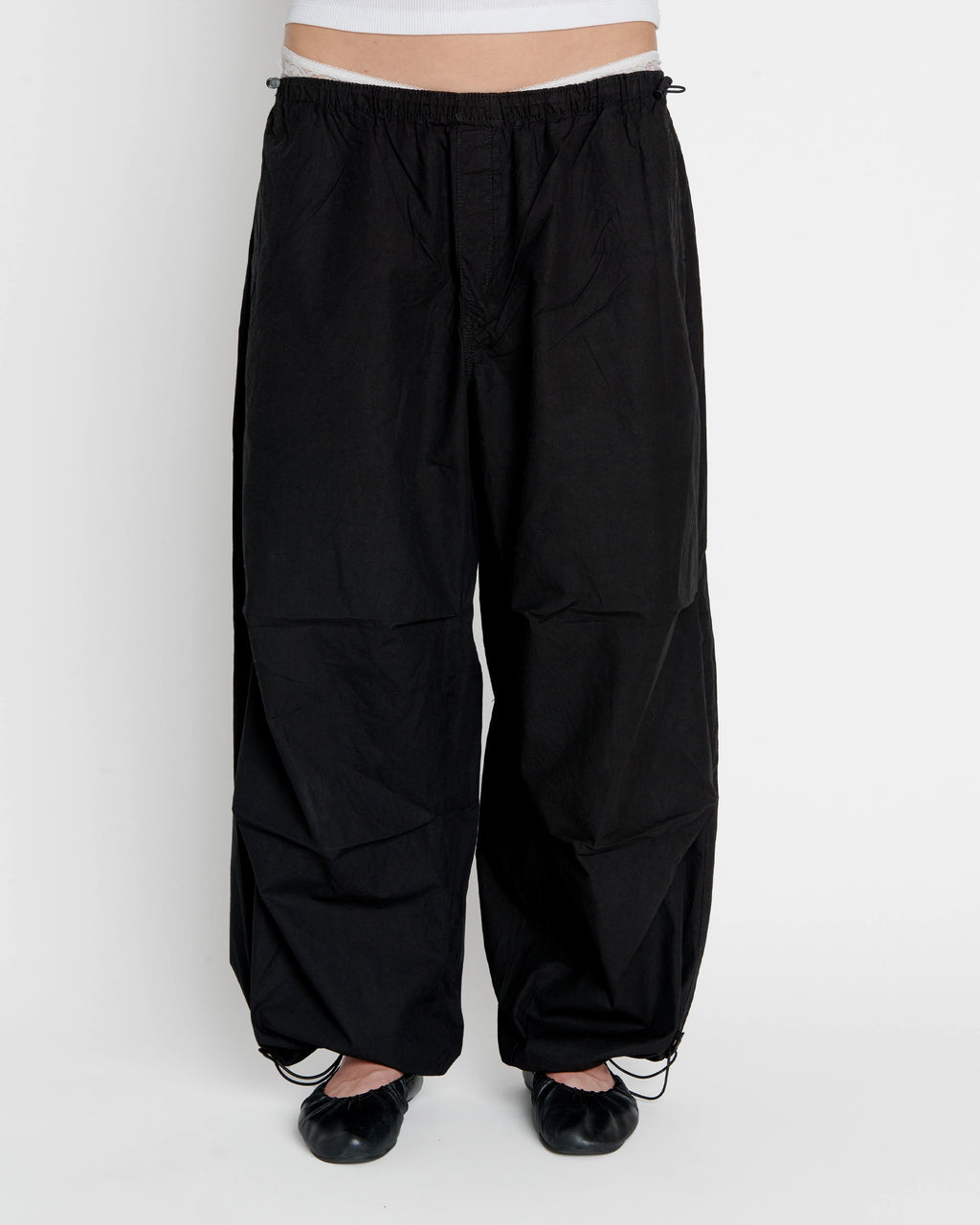 Black Parachute Pants