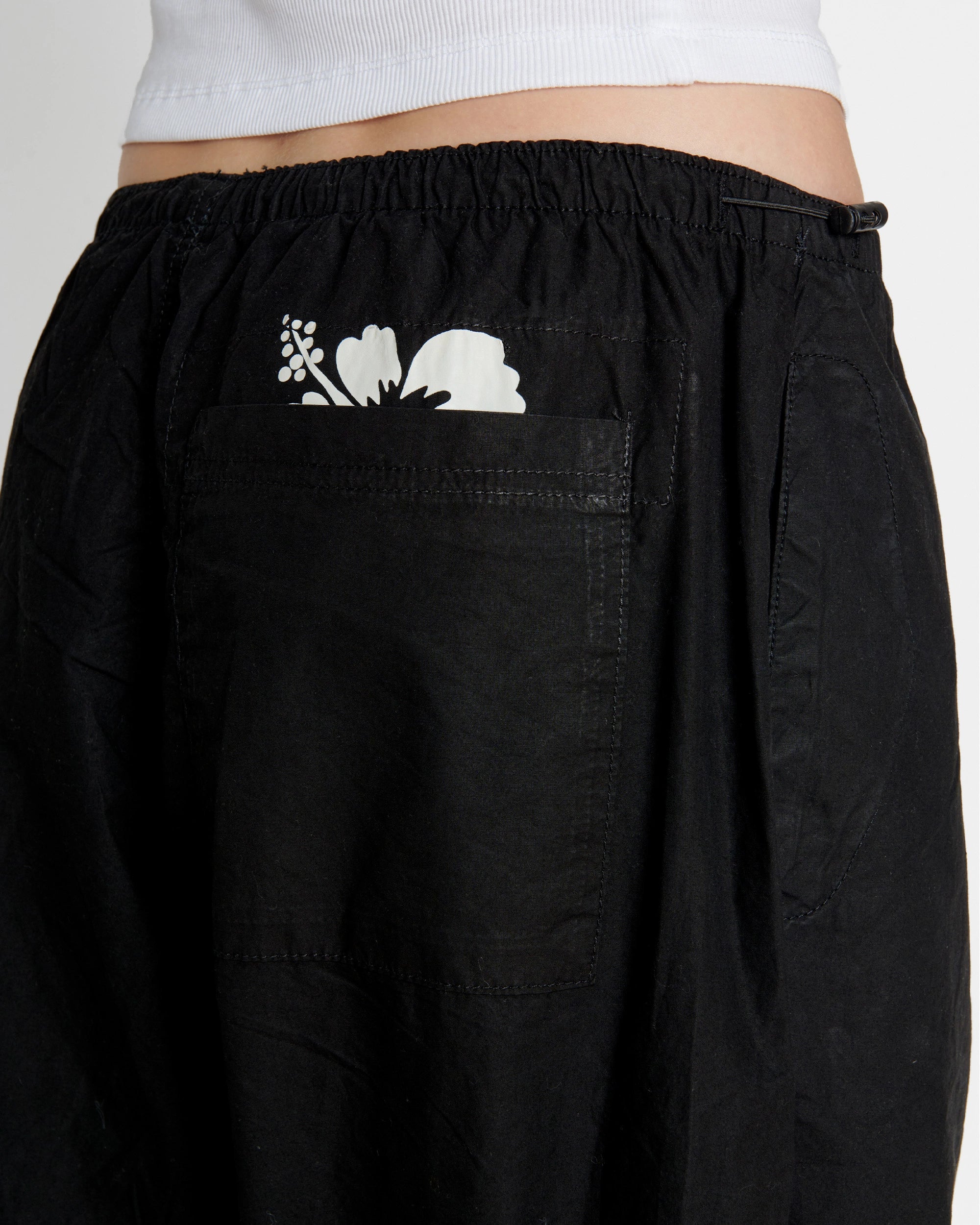 Black Parachute Pants