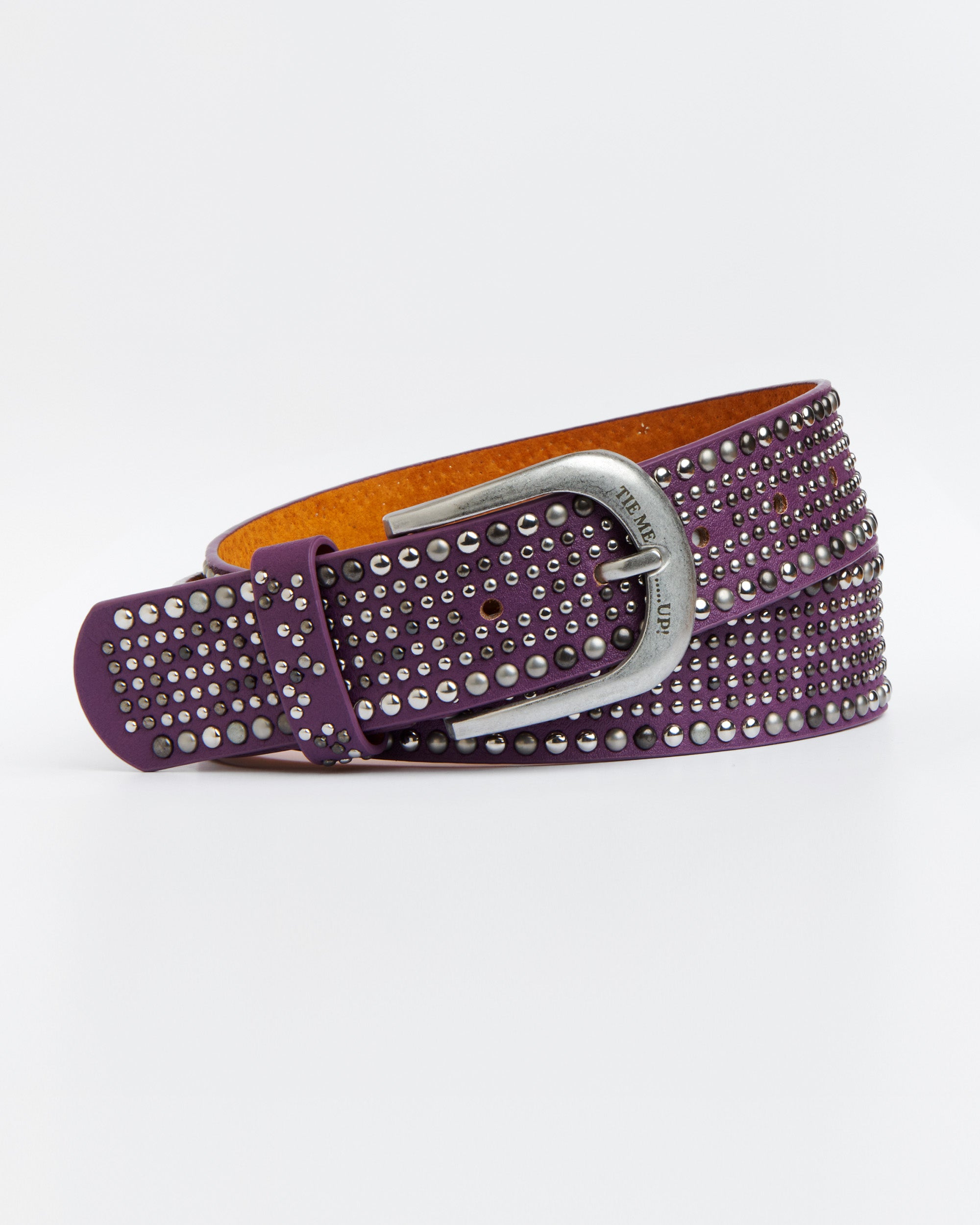 Purple Stud Belt