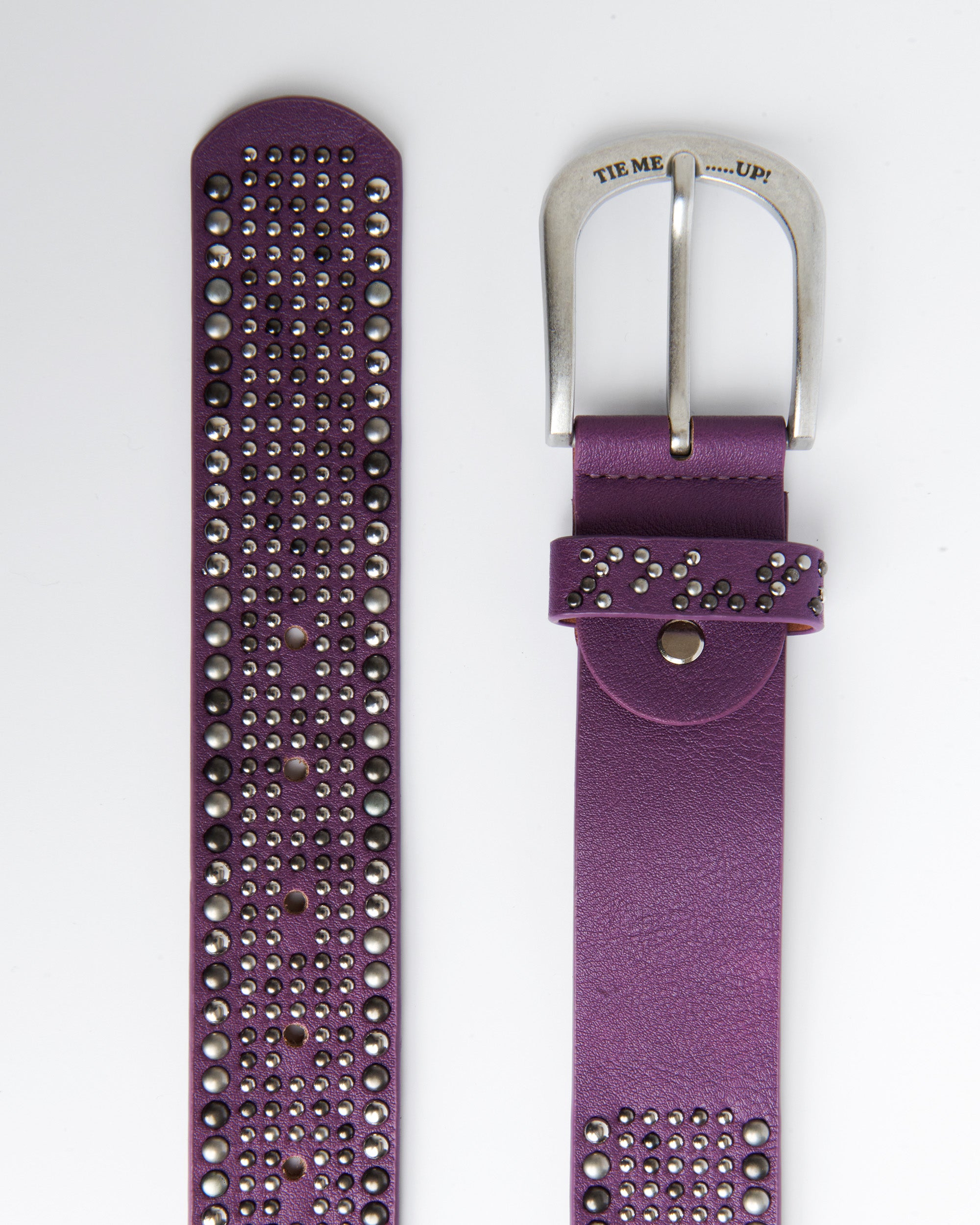 Purple Stud Belt