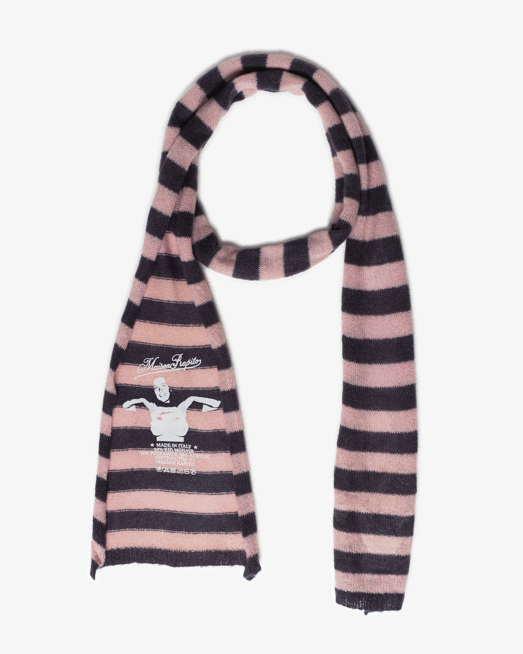 Pink & Grey Scarf