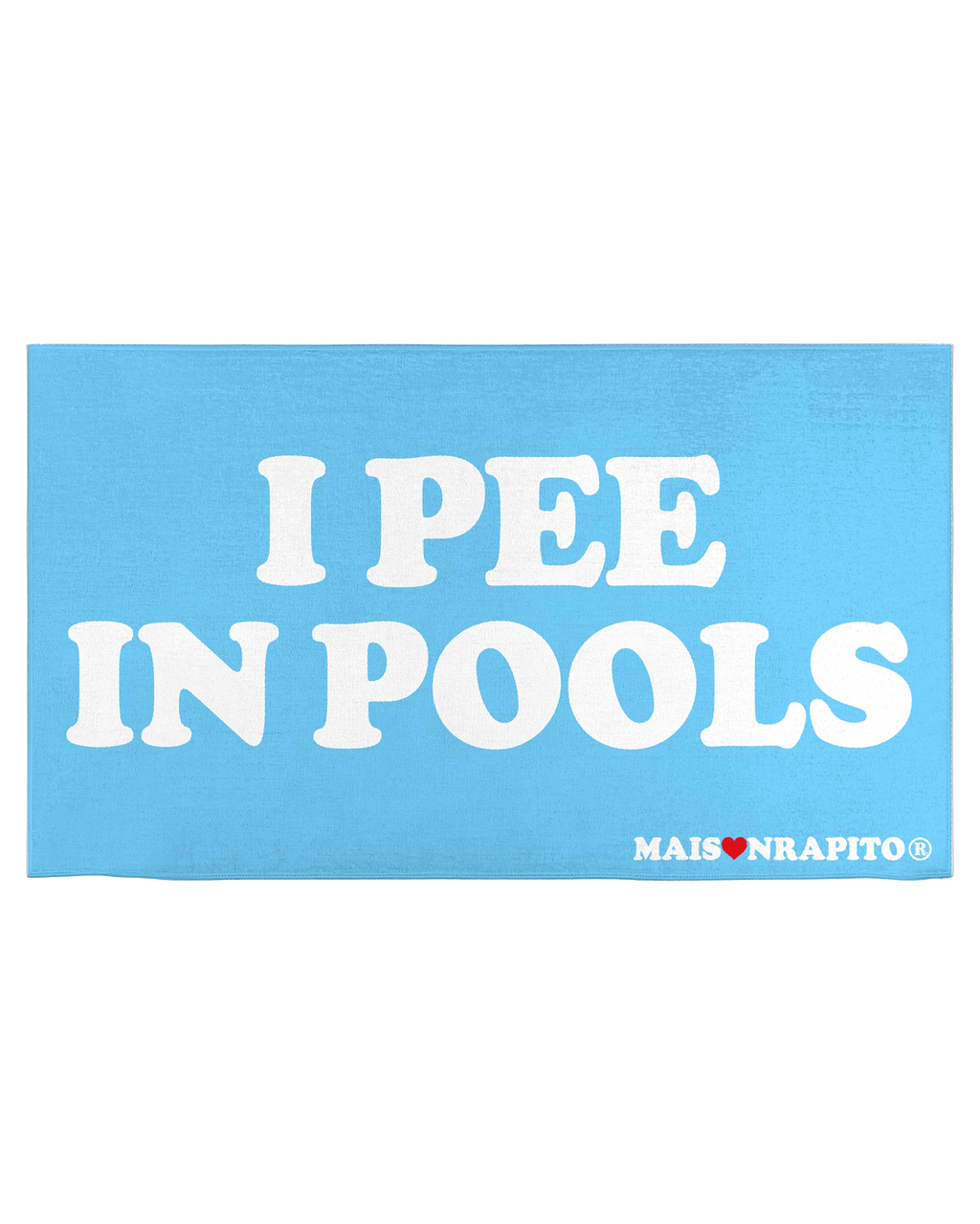 I Pee In Pool Beach Towel