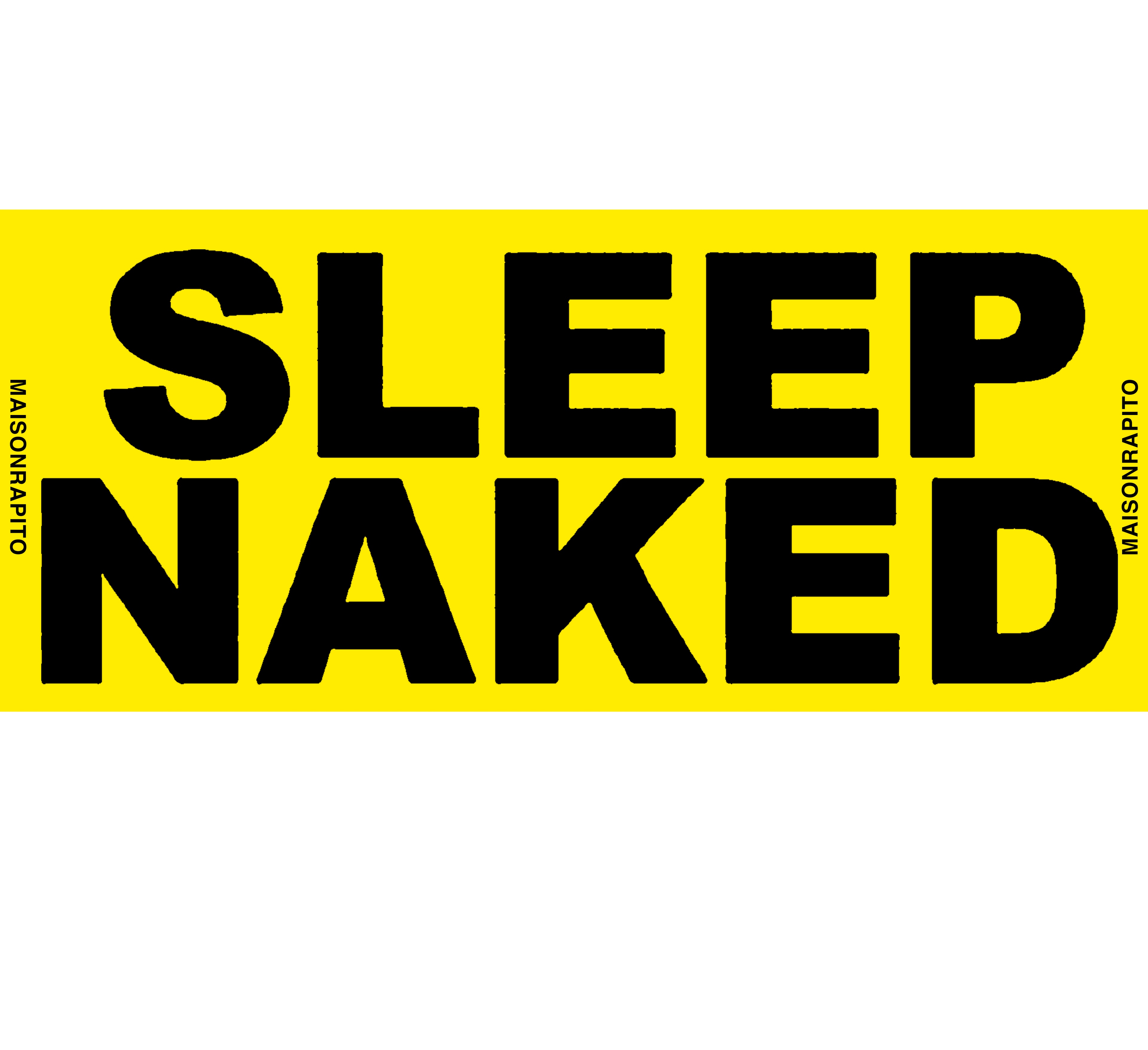 Sleep Naked Sticker