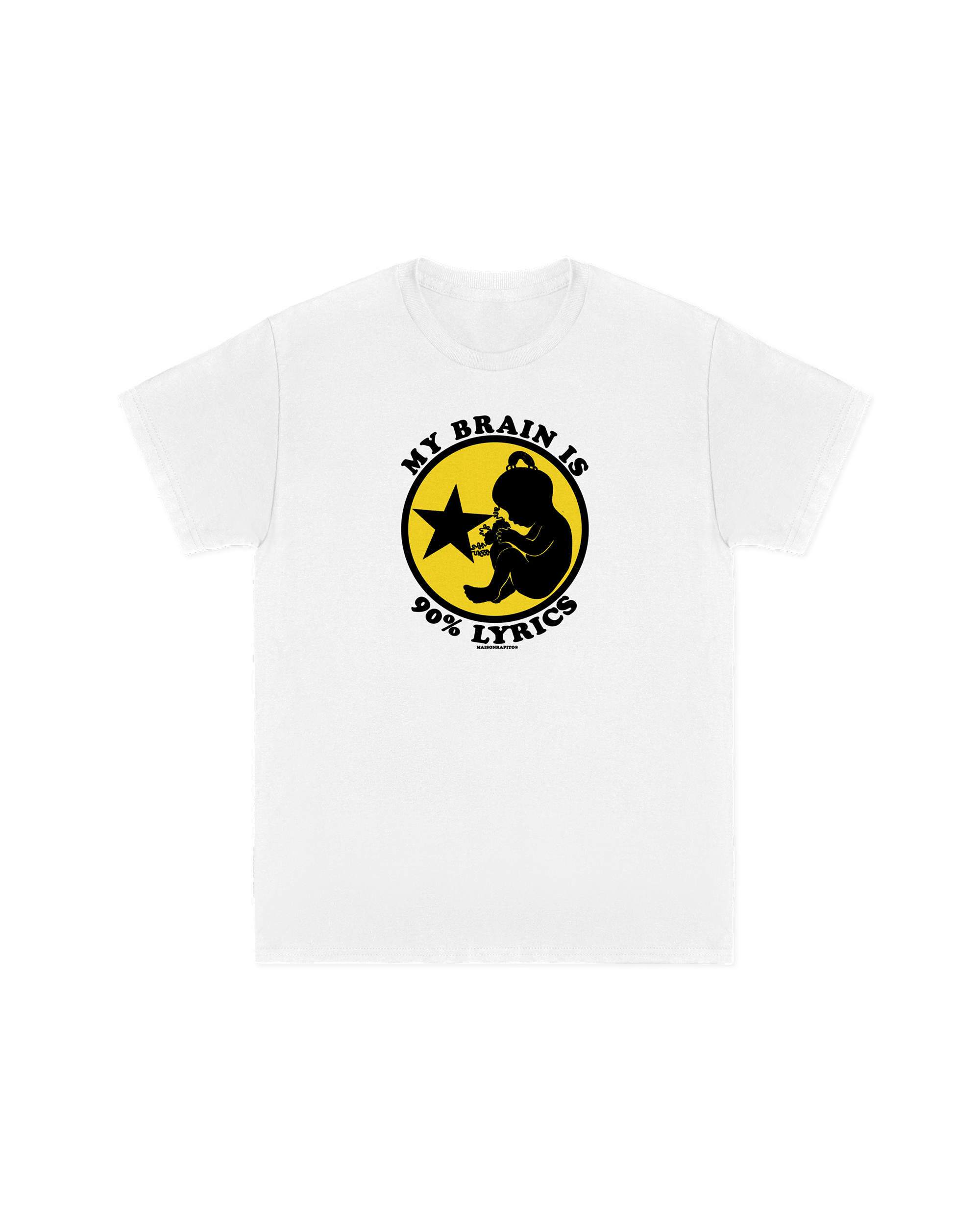 My Brain is 90% Lyrics Tee
