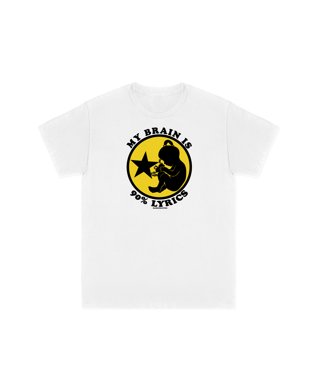 My Brain is 90% Lyrics Tee
