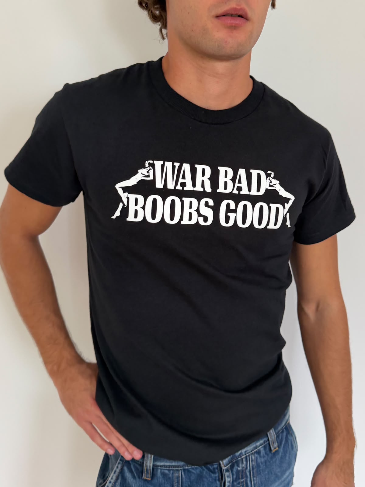 War Bad Boobs Good Tee