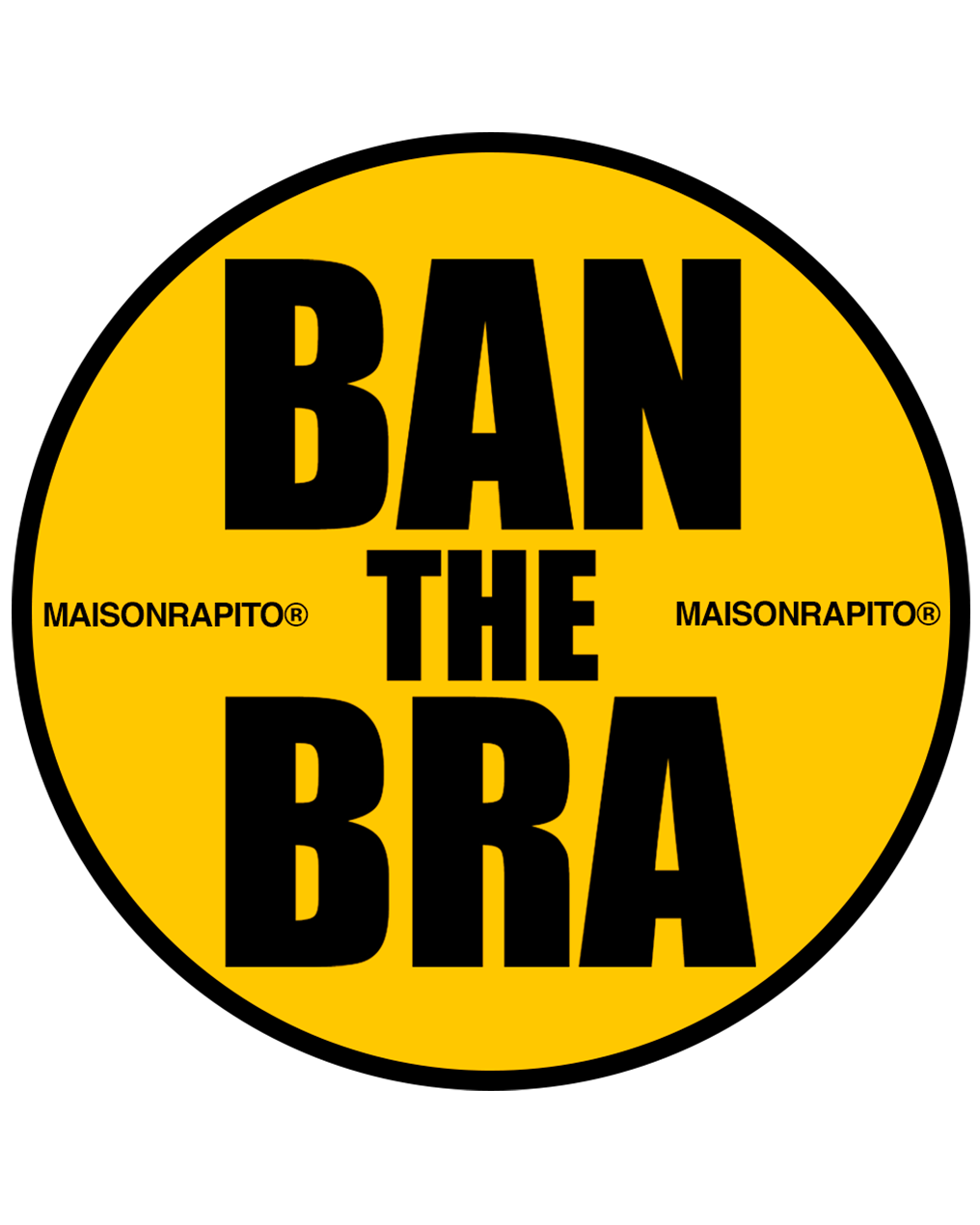 Ban The Bra Sticker
