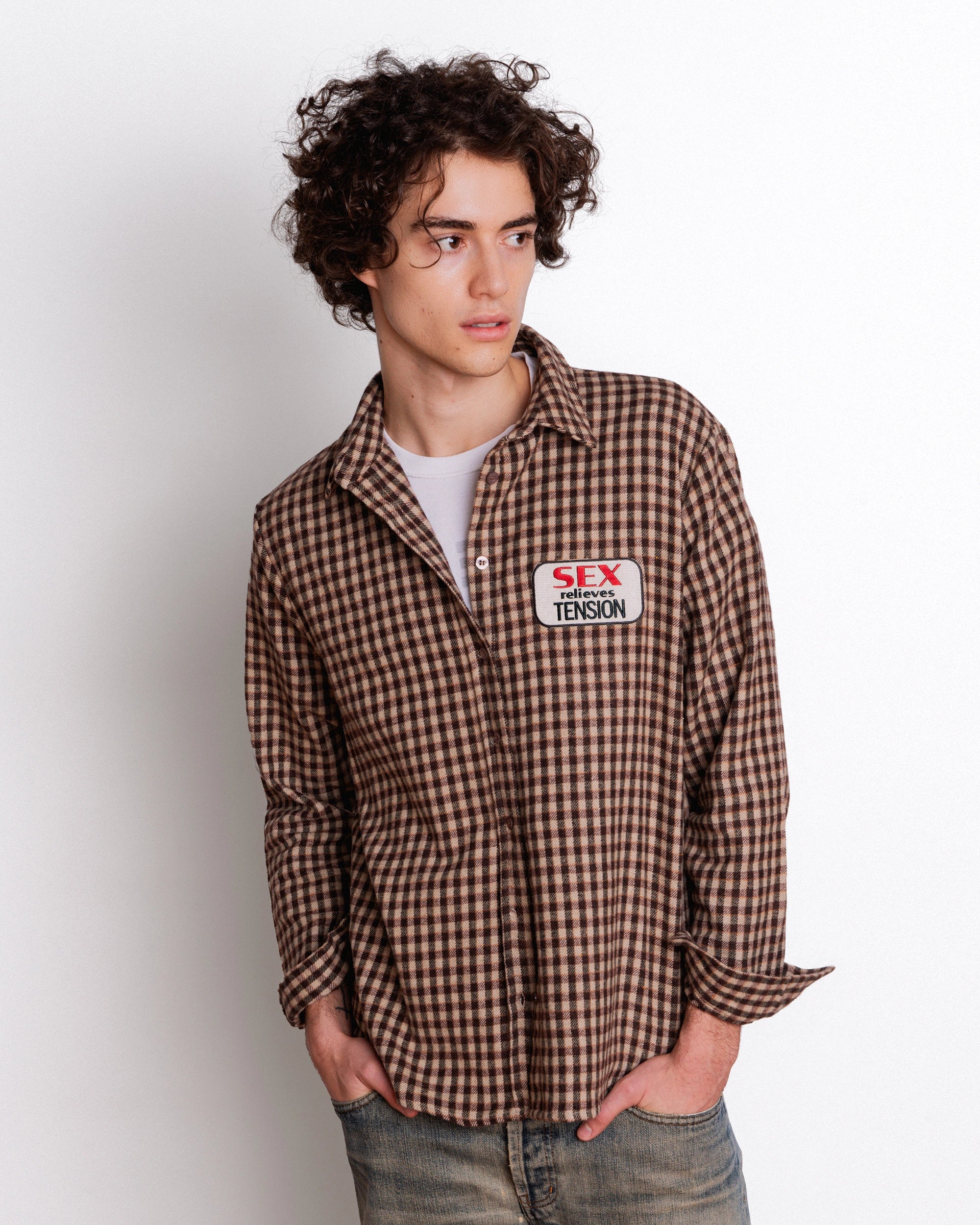 Brown Flannel Shirt