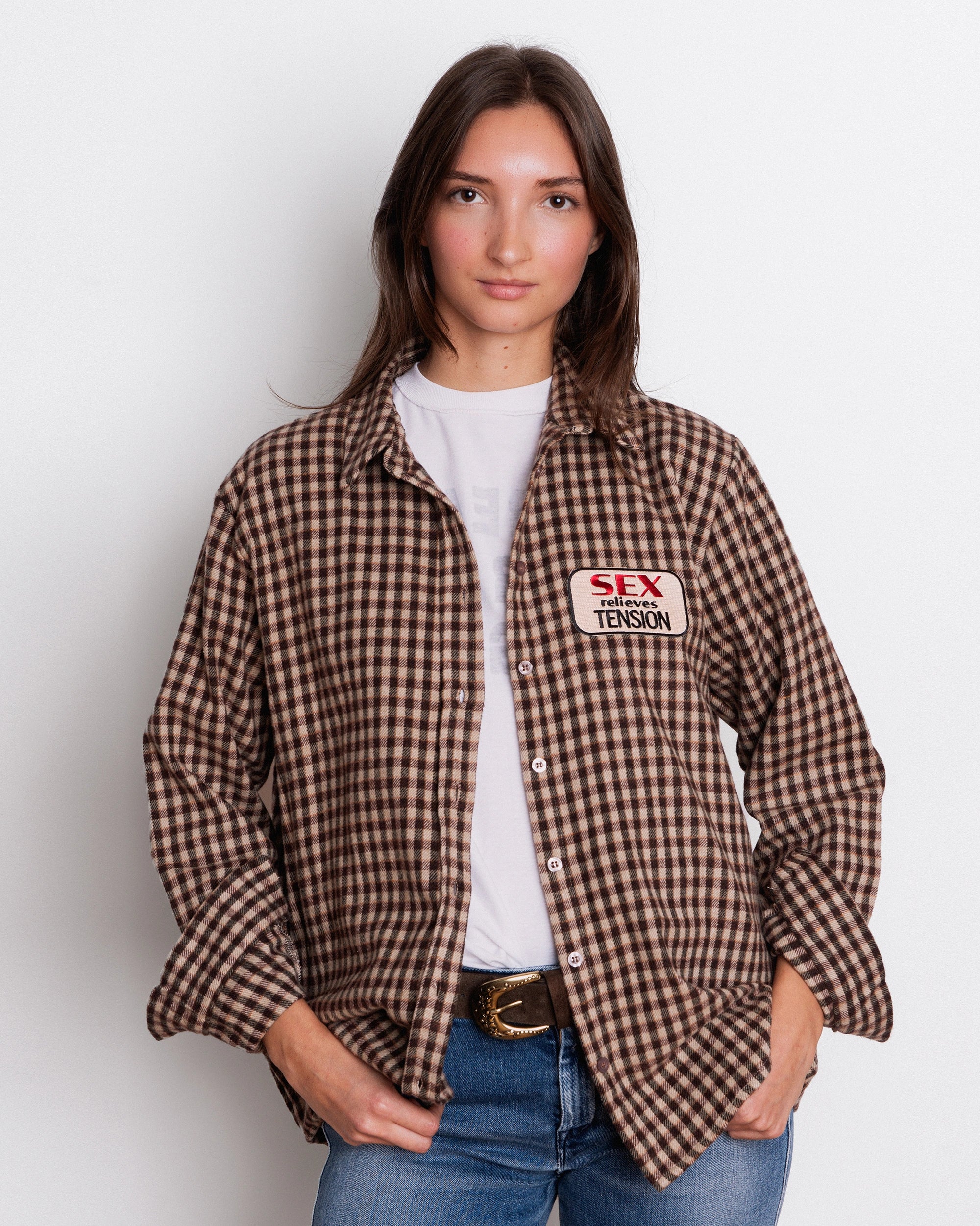 Brown Flannel Shirt
