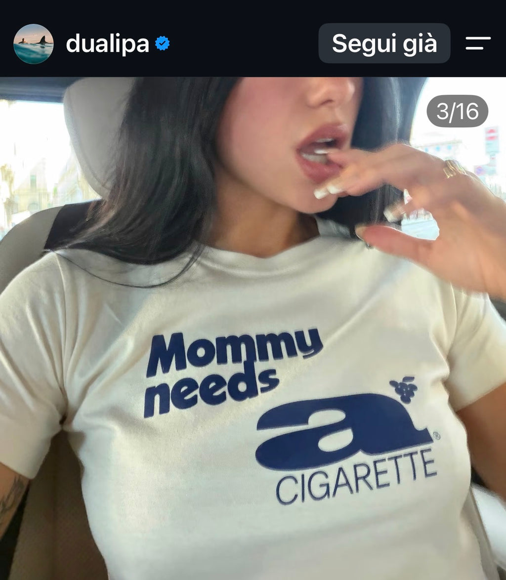 Mommy Needs A Cigarette Baby Tee