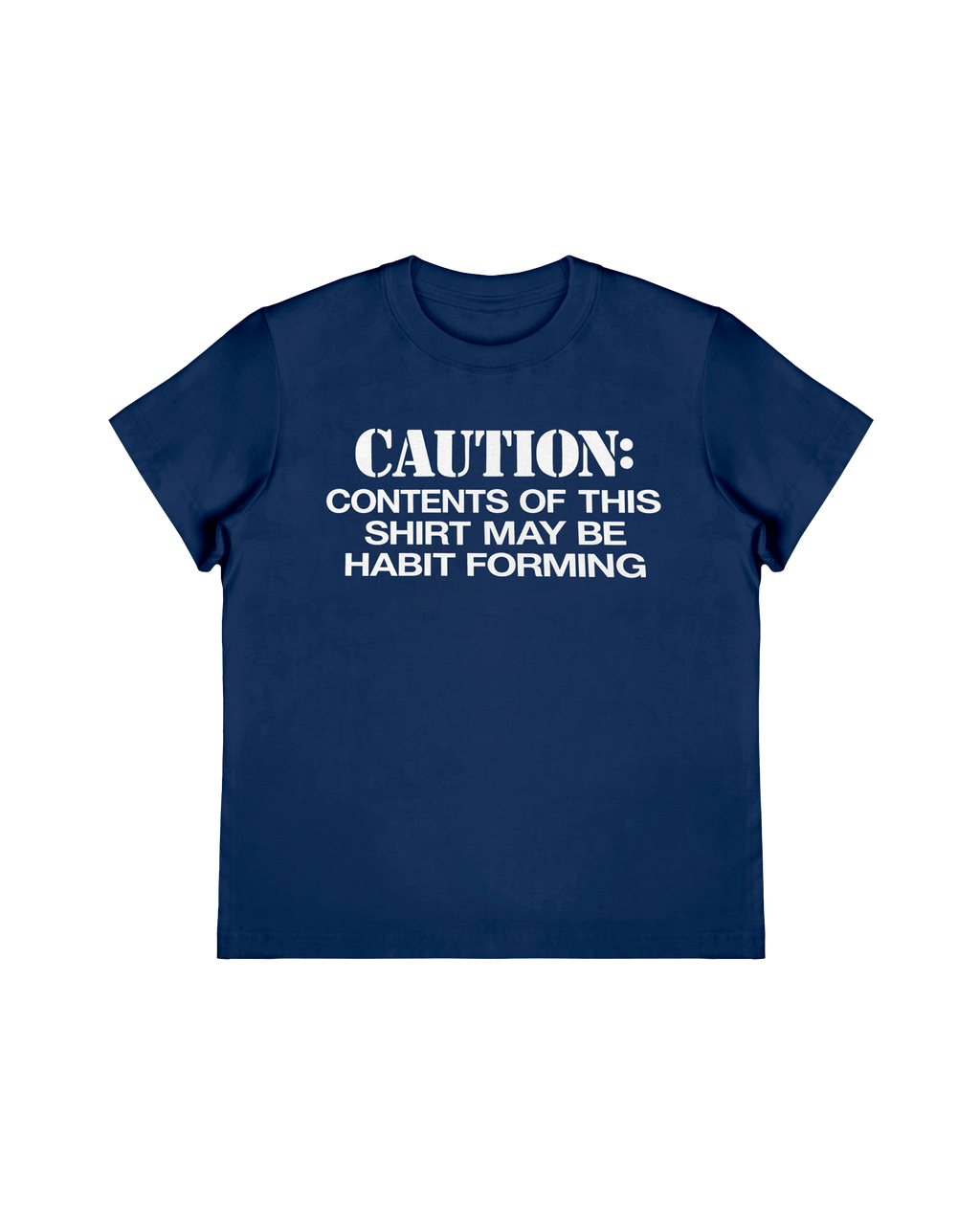 Caution Habit Forming Baby Tee