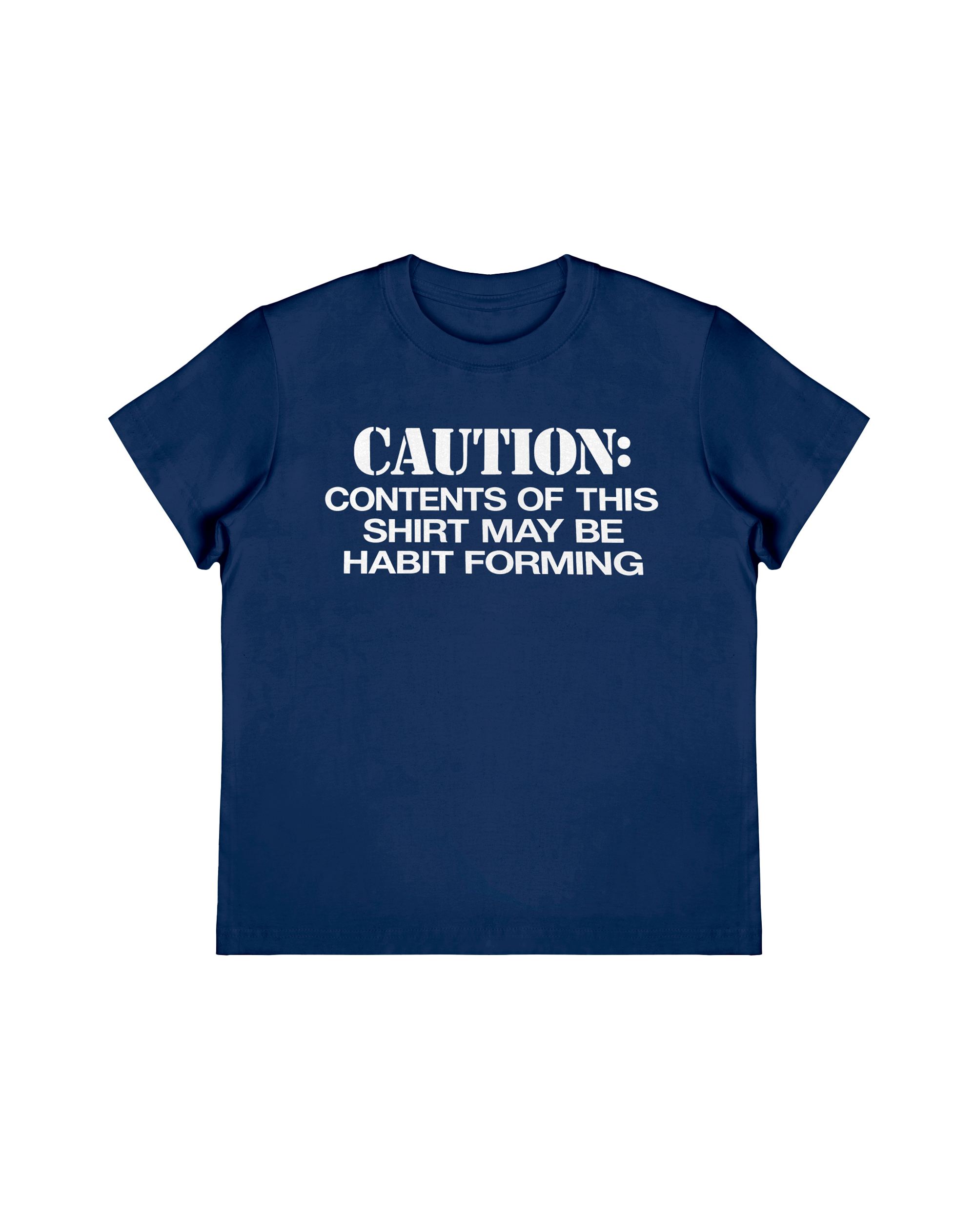 Caution Habit Forming Baby Tee