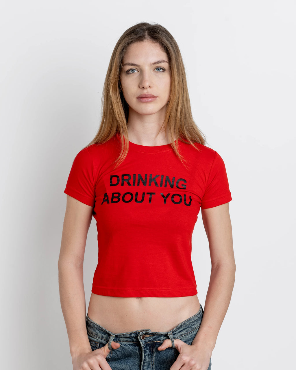 Drinking About You Baby Tee