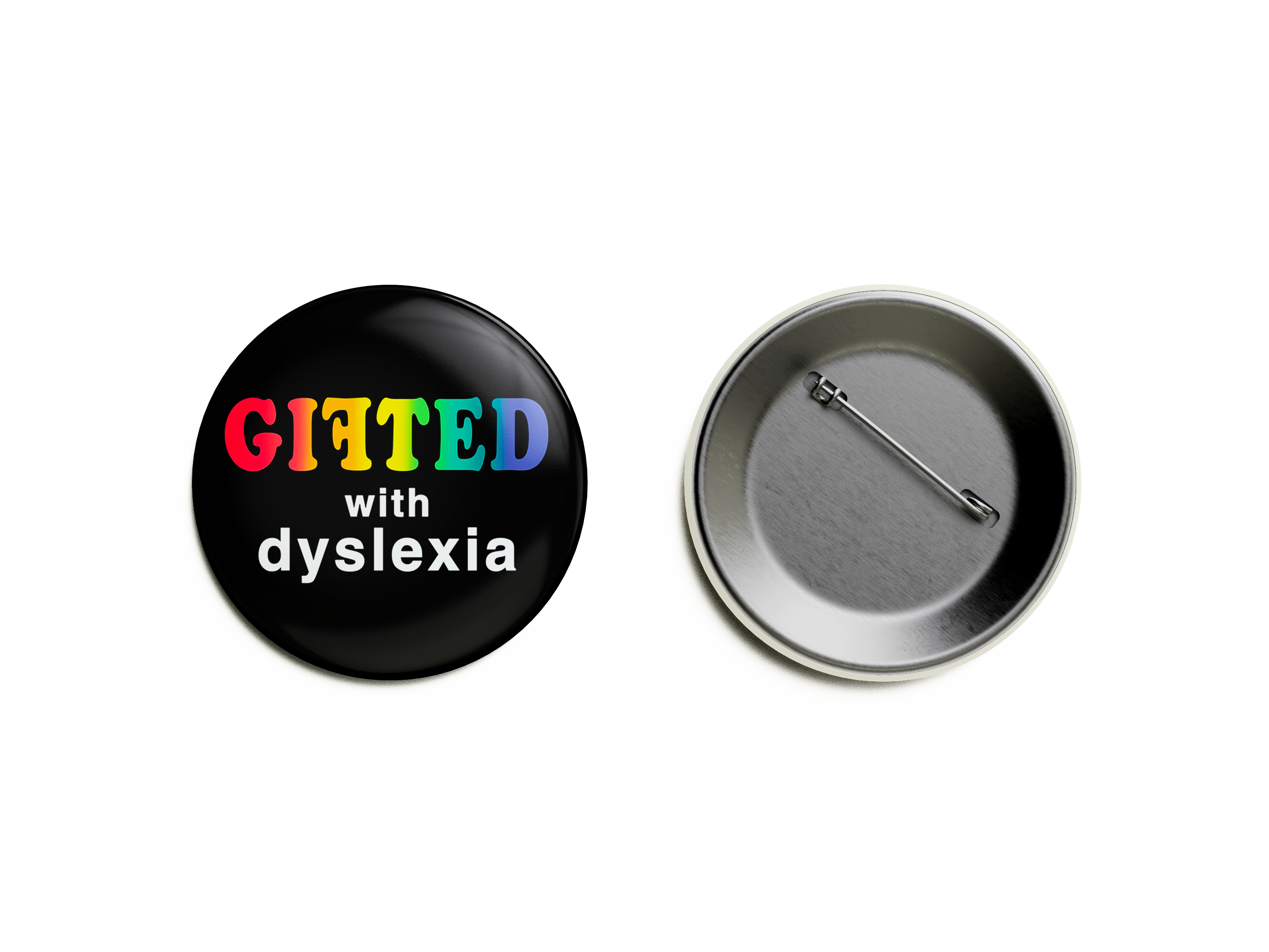 Gifted With Dyslexia Pin