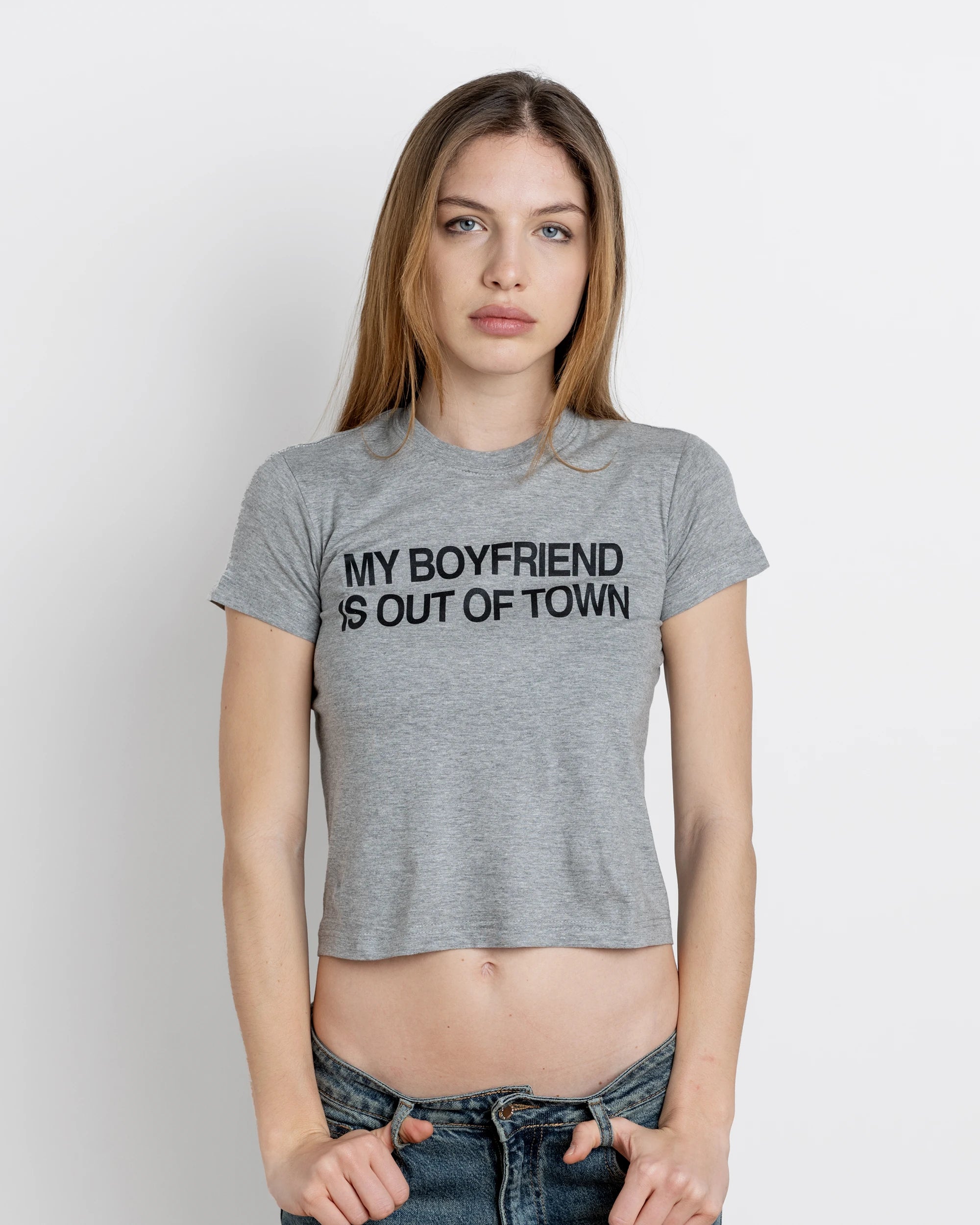 My Boyfriend Is Out Of Town Baby Tee