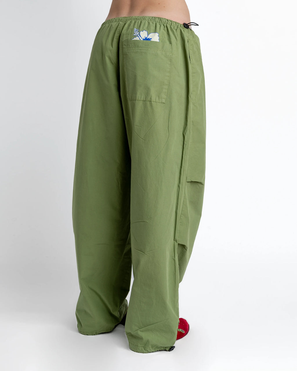 Olive parachute Pants