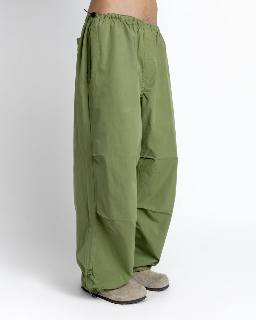 Olive parachute Pants