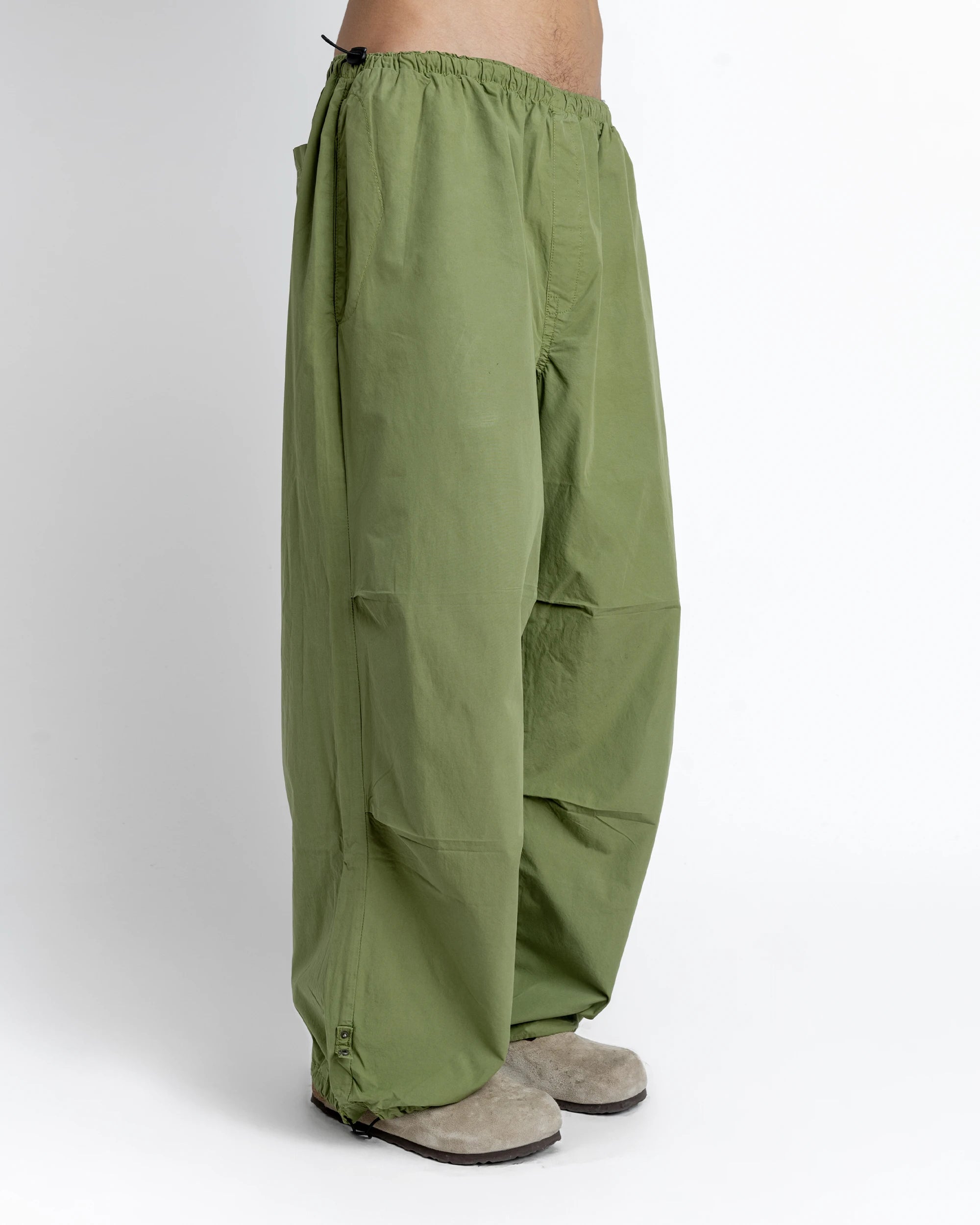 Olive parachute Pants