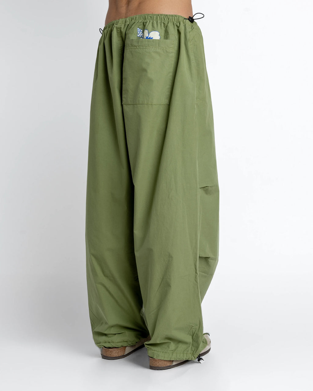 Olive parachute Pants