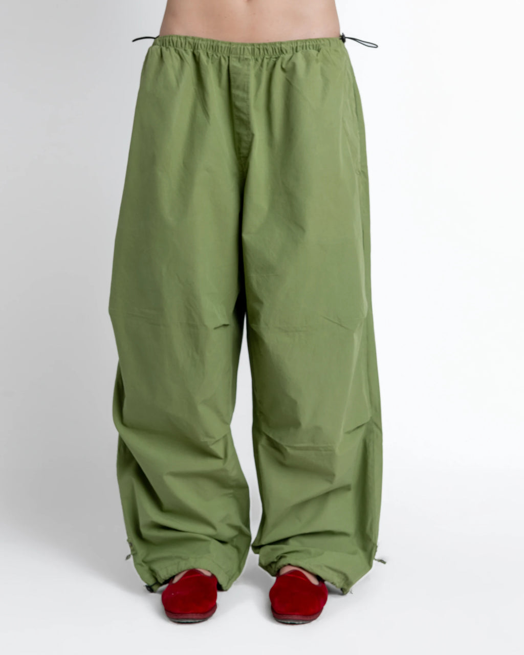 Olive parachute Pants