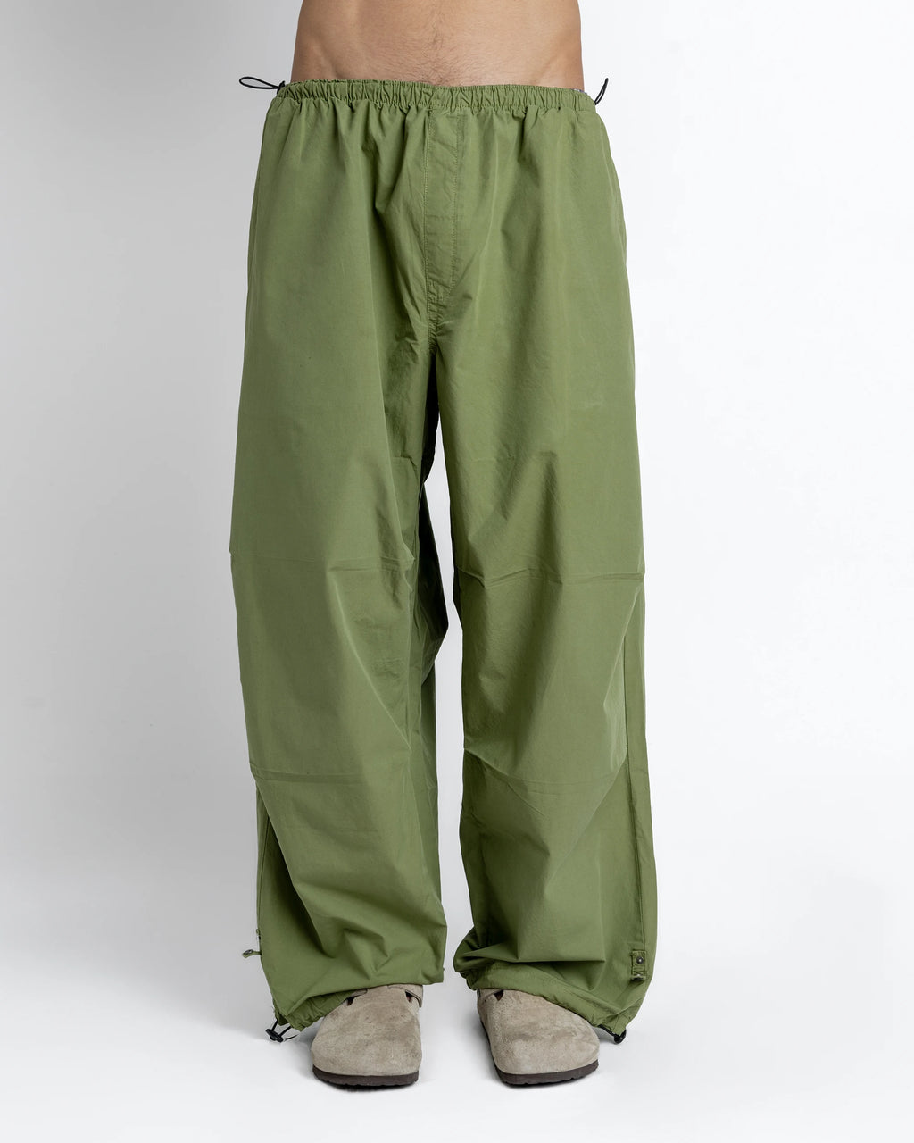 Olive parachute Pants