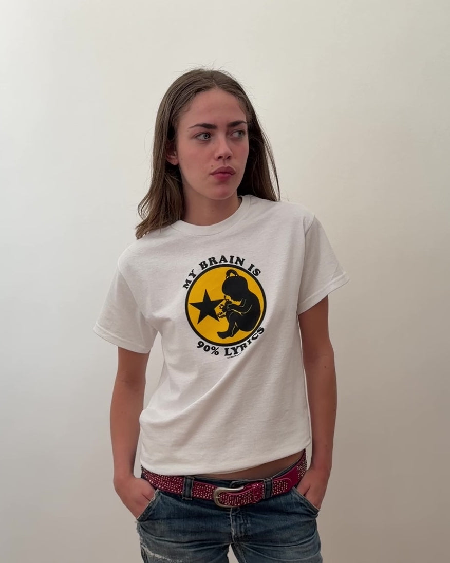 My Brain is 90% Lyrics Tee