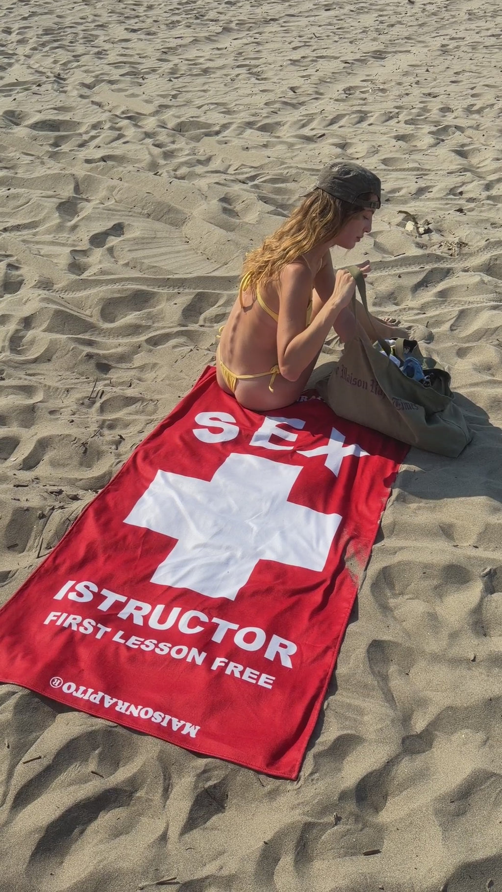 Sex Instructor Beach Towel