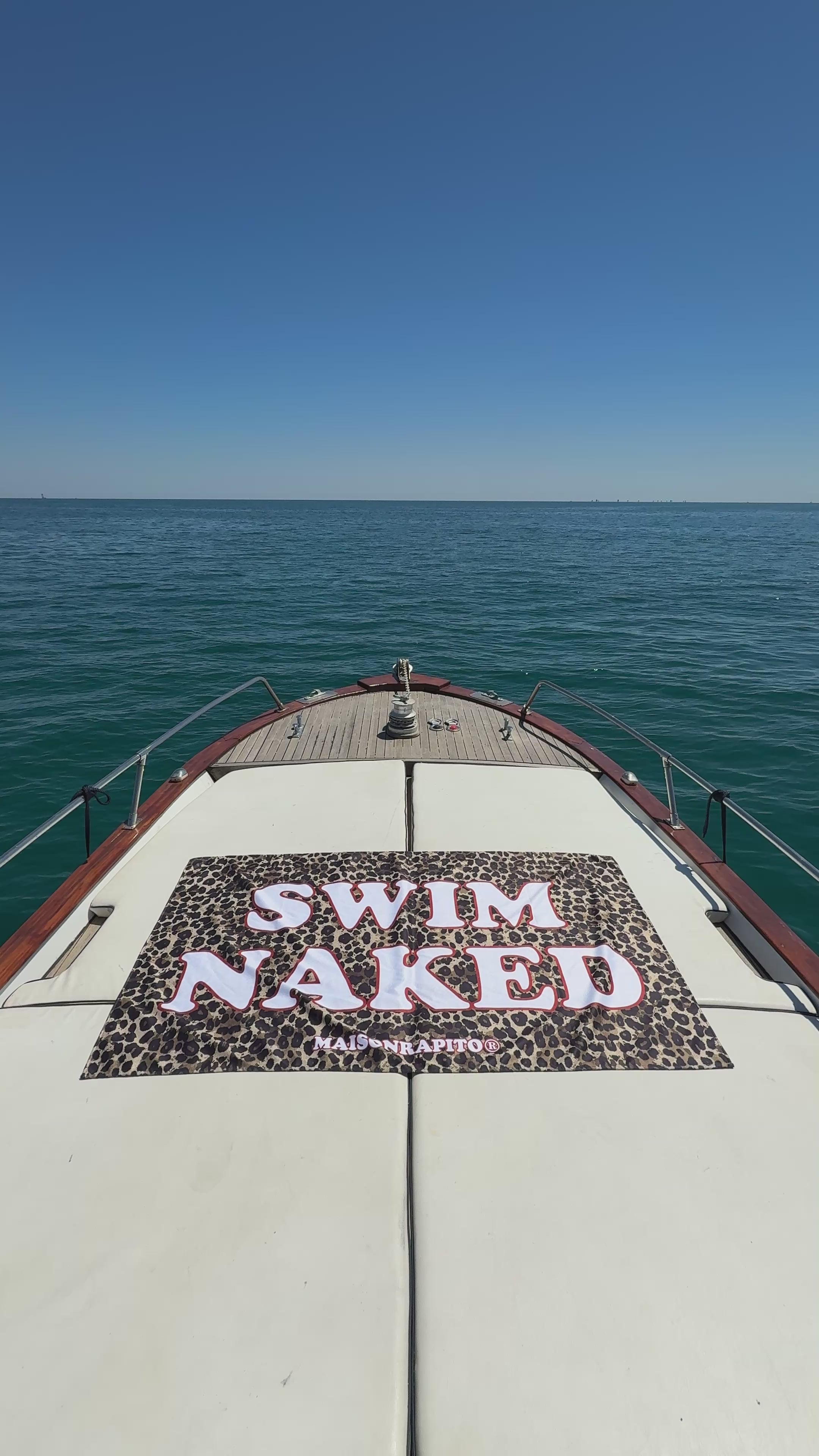 Swim Naked Beach Towel