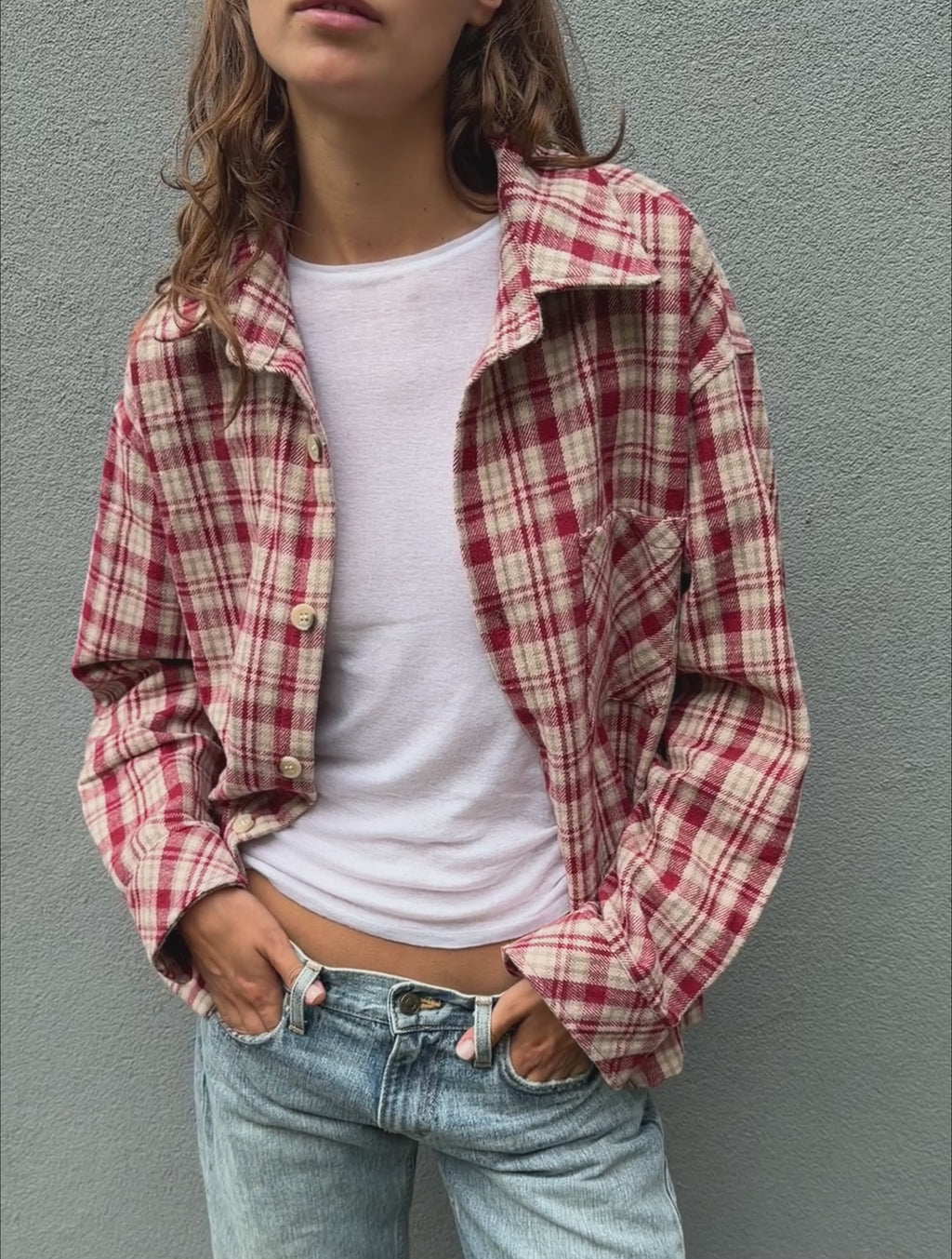 Red Patch Flannel
