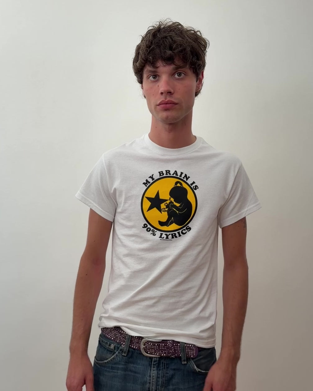 My Brain is 90% Lyrics Tee