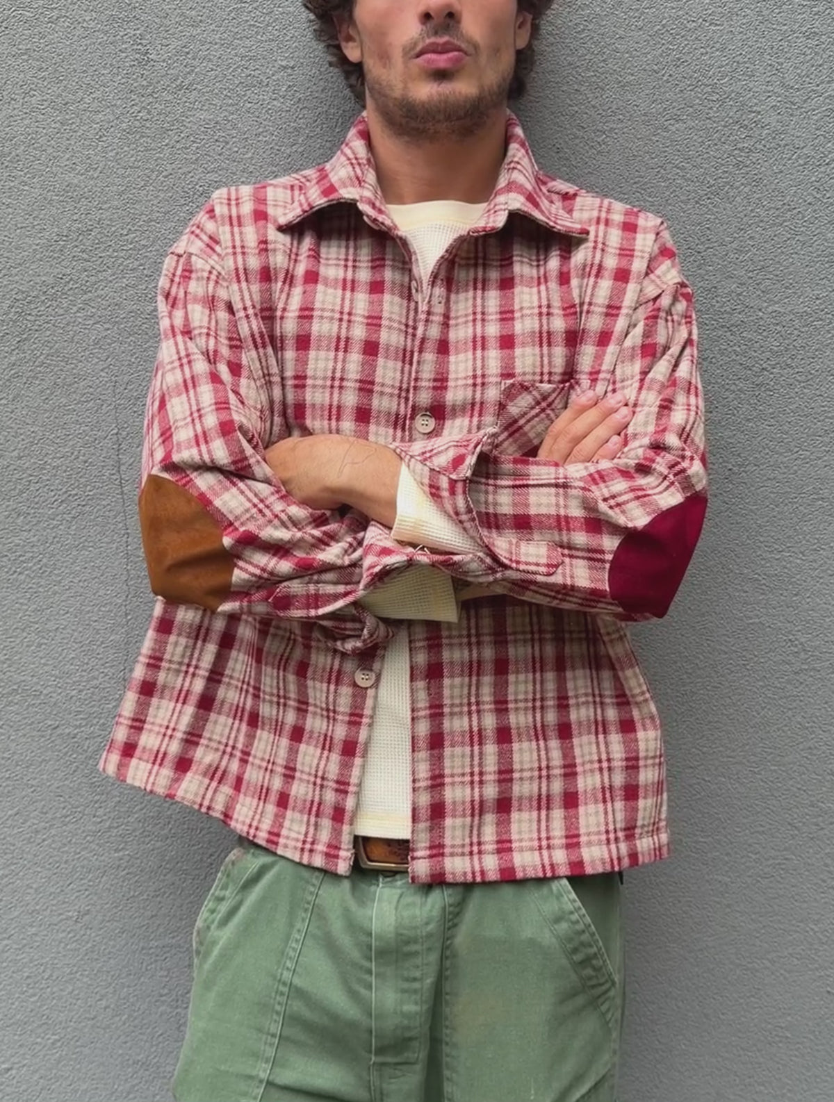 Red Patch Flannel